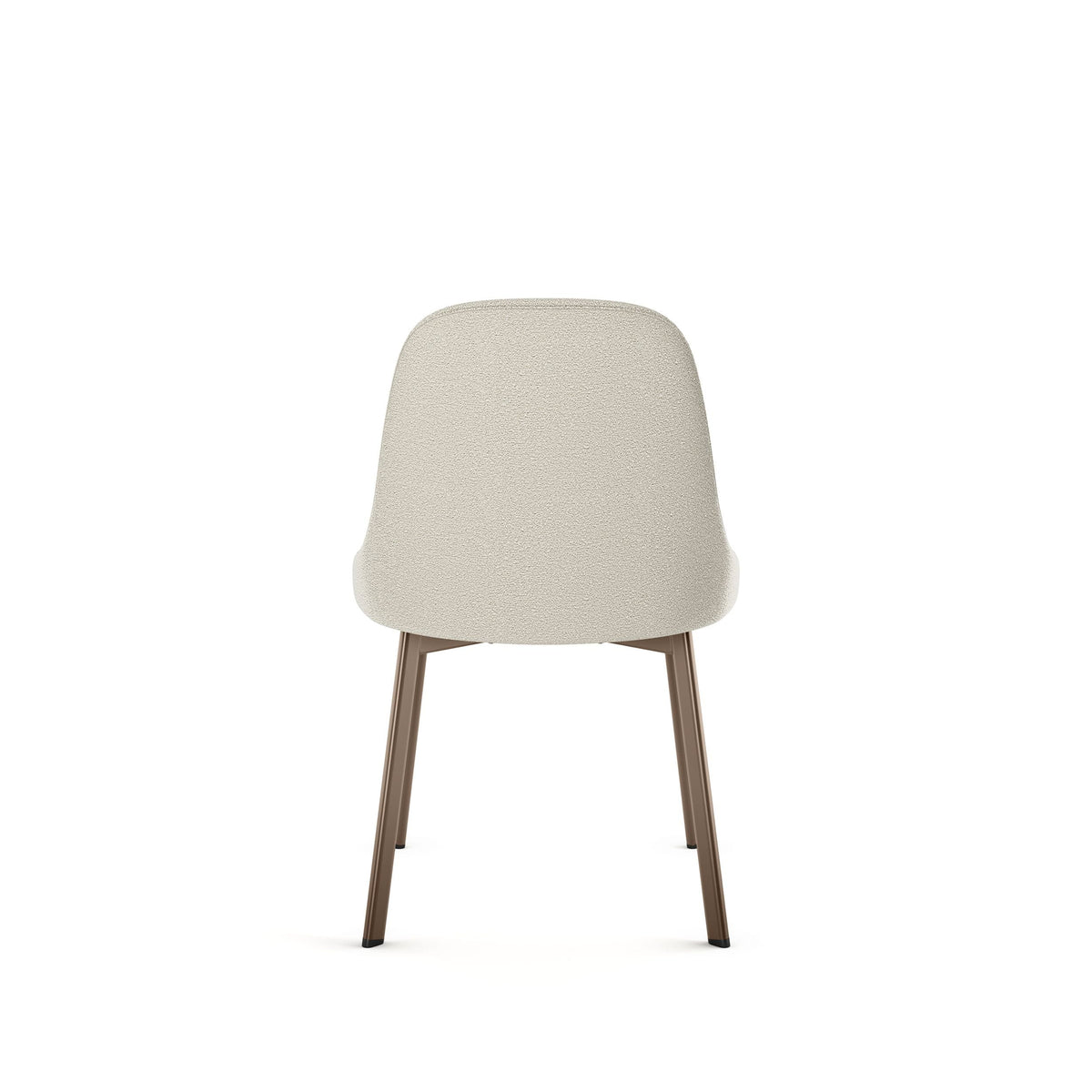 Harper Upholstered Dining Chair, Boucle Polyester Fabric & Bronze Metal Frame T2J9 - product image 4
