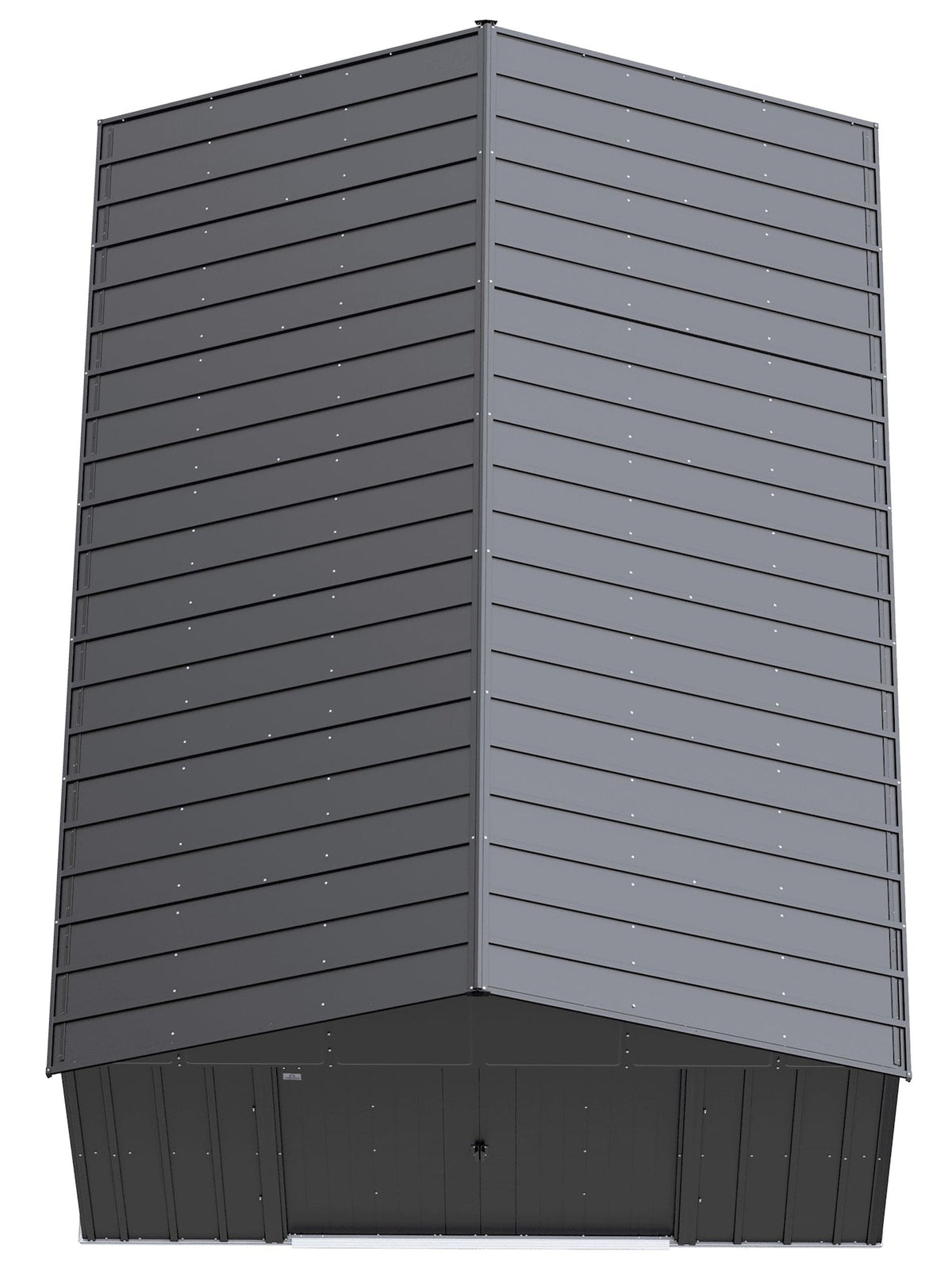 Classic 12x17-ft Charcoal Corrosion-Resistant Metal Shed M5V9 - product image 3