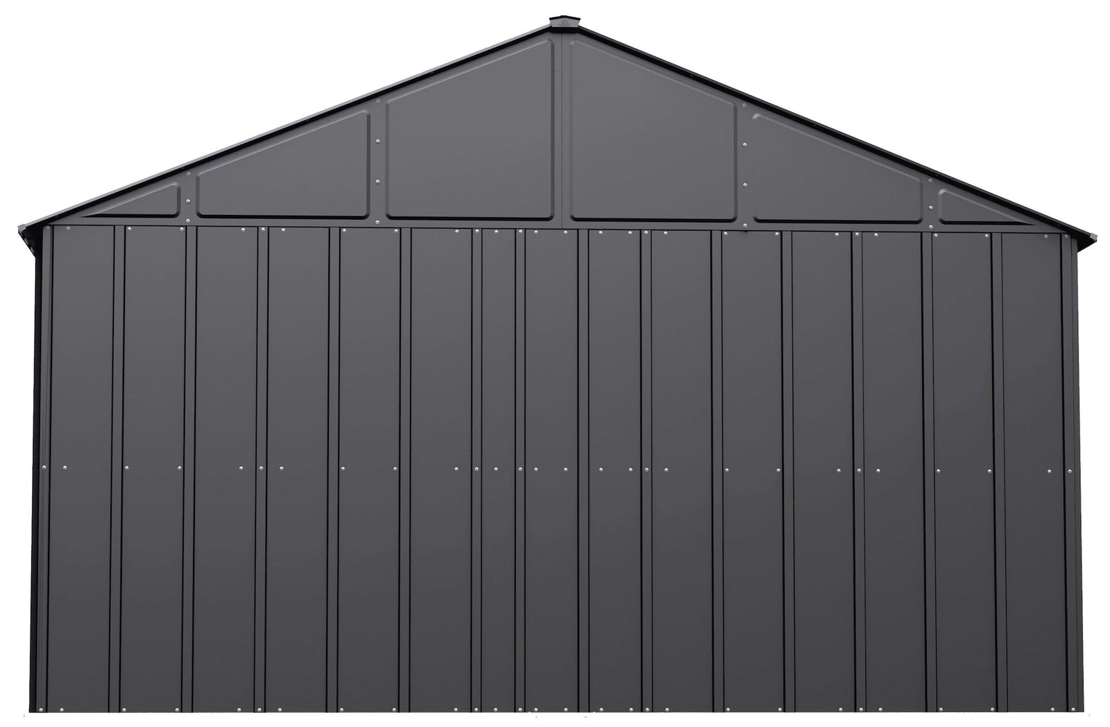 Classic 12x17-ft Charcoal Corrosion-Resistant Metal Shed M5V9 - product image 5