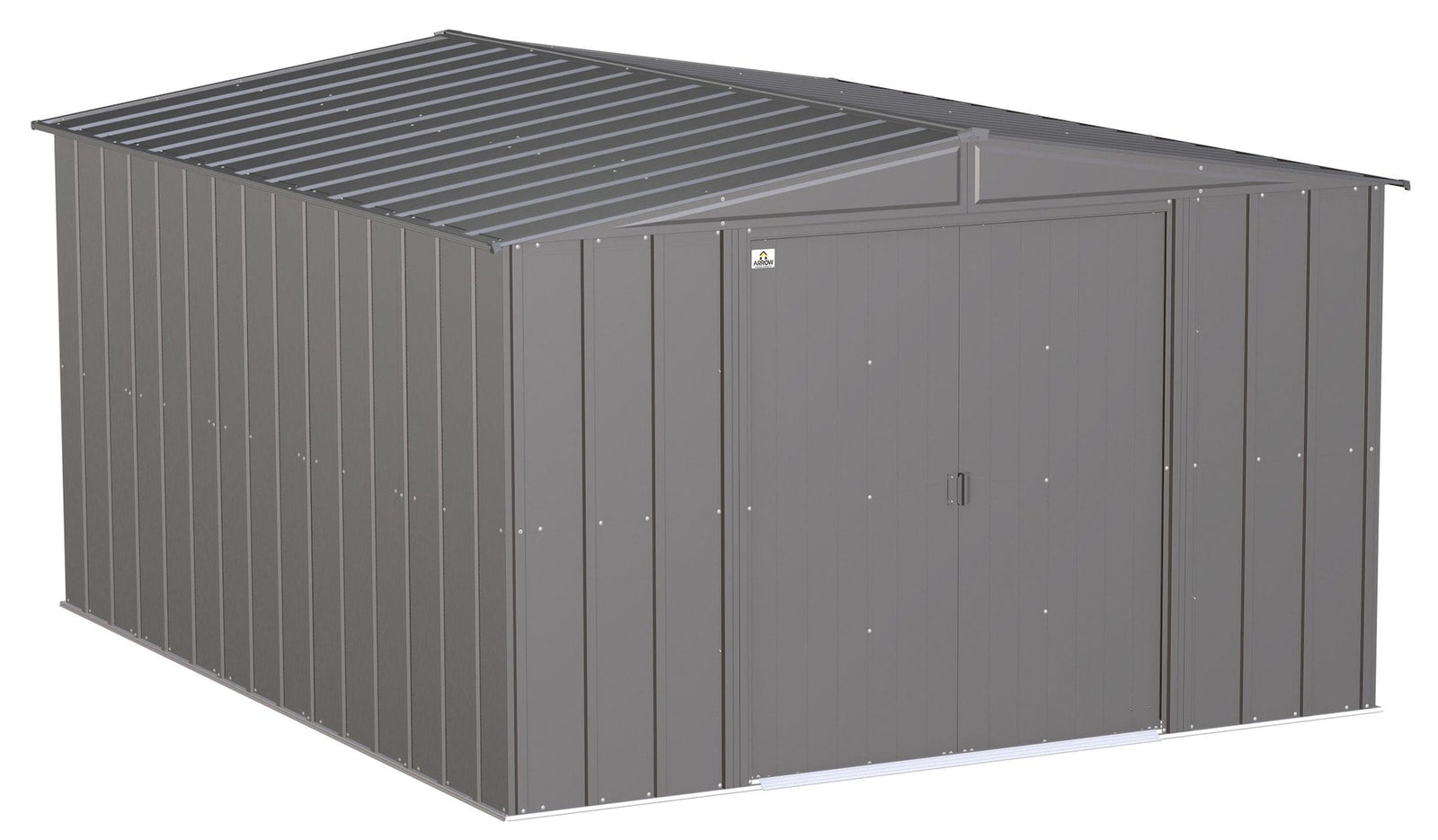 Classic Galvanized Steel Storage Shed, Charcoal, 10-ft x 12-ft S2E9 - product image 4