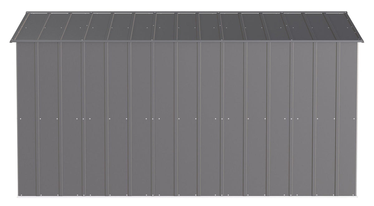 Classic Galvanized Steel Storage Shed, Charcoal, 10-ft x 12-ft S2E9 - product image 5