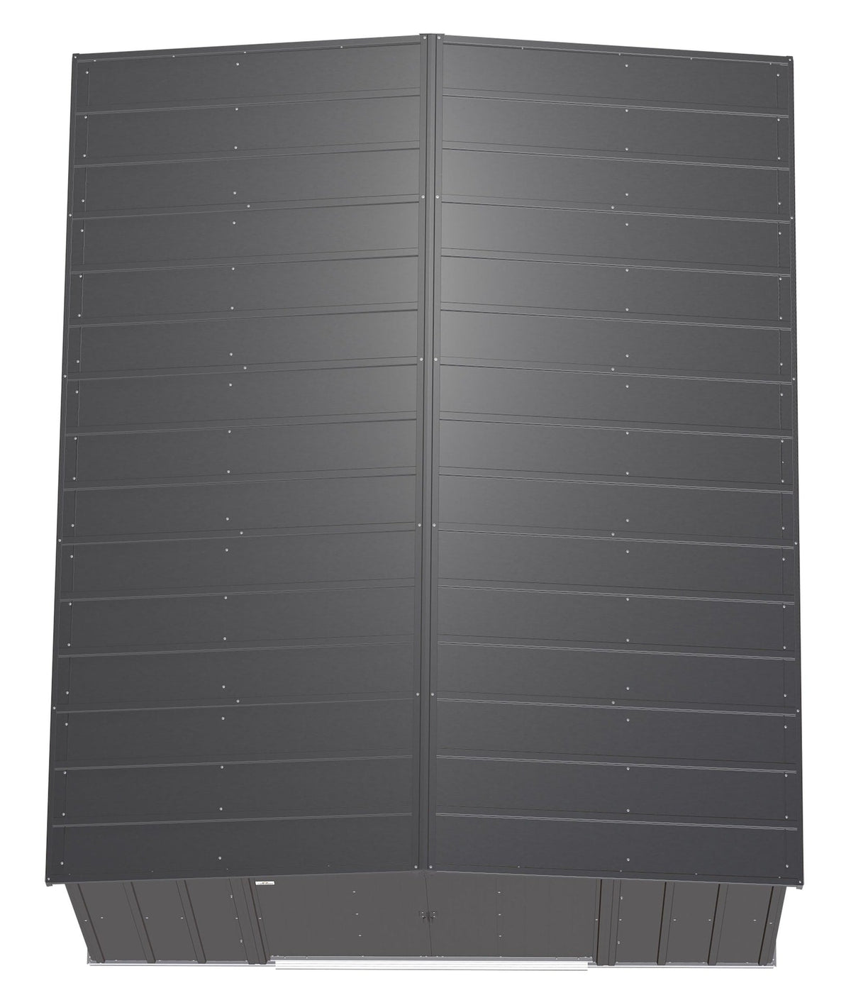 Classic Galvanized Steel Storage Shed, Charcoal, 10-ft x 12-ft S2E9 - product image 7