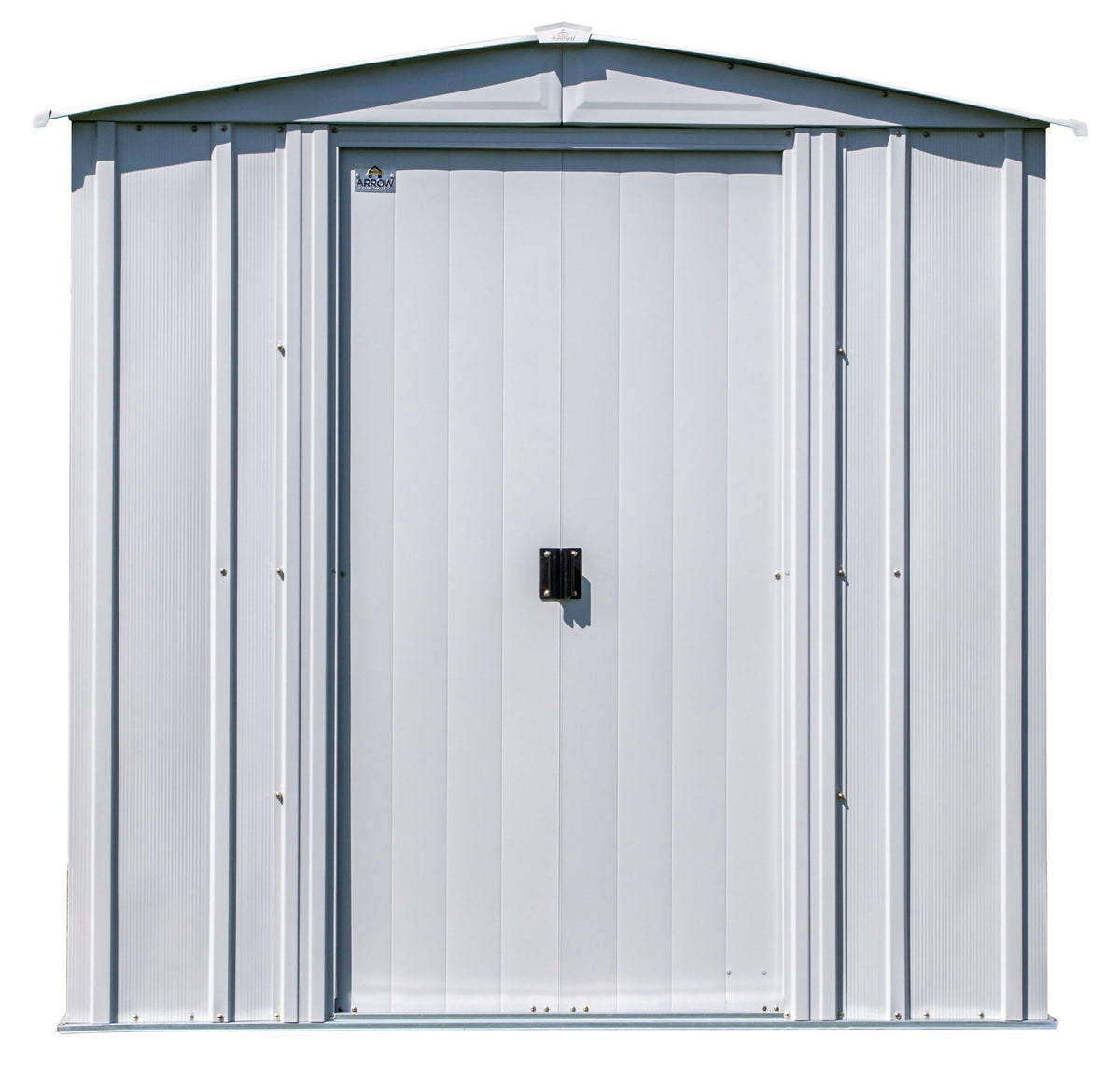 Classic Galvanized Steel Storage Shed, Flute Grey, 6-ft x 5-ft V2Q4 - product image 5