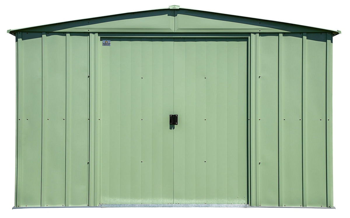 Classic Galvanized Steel Storage Shed, Sage Green, 10-ft x 8-ft P7C2 - product image 5