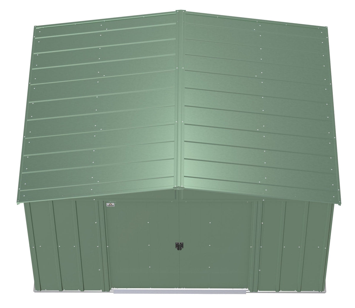 Classic Galvanized Steel Storage Shed, Sage Green, 10-ft x 8-ft P7C2 - product image 7