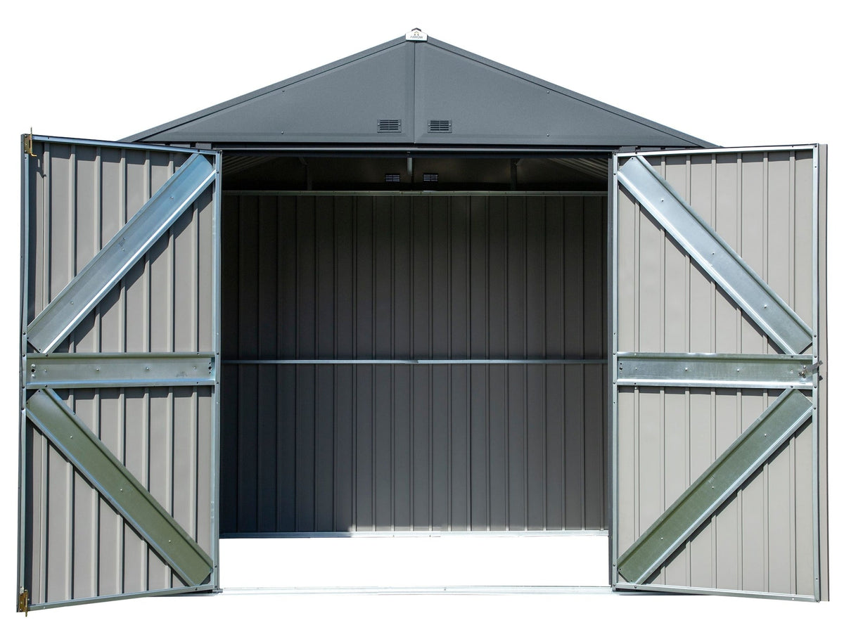 Elite Steel Storage Shed, Anthracite, 8-ft x 6-ft U3D7 - product image 8