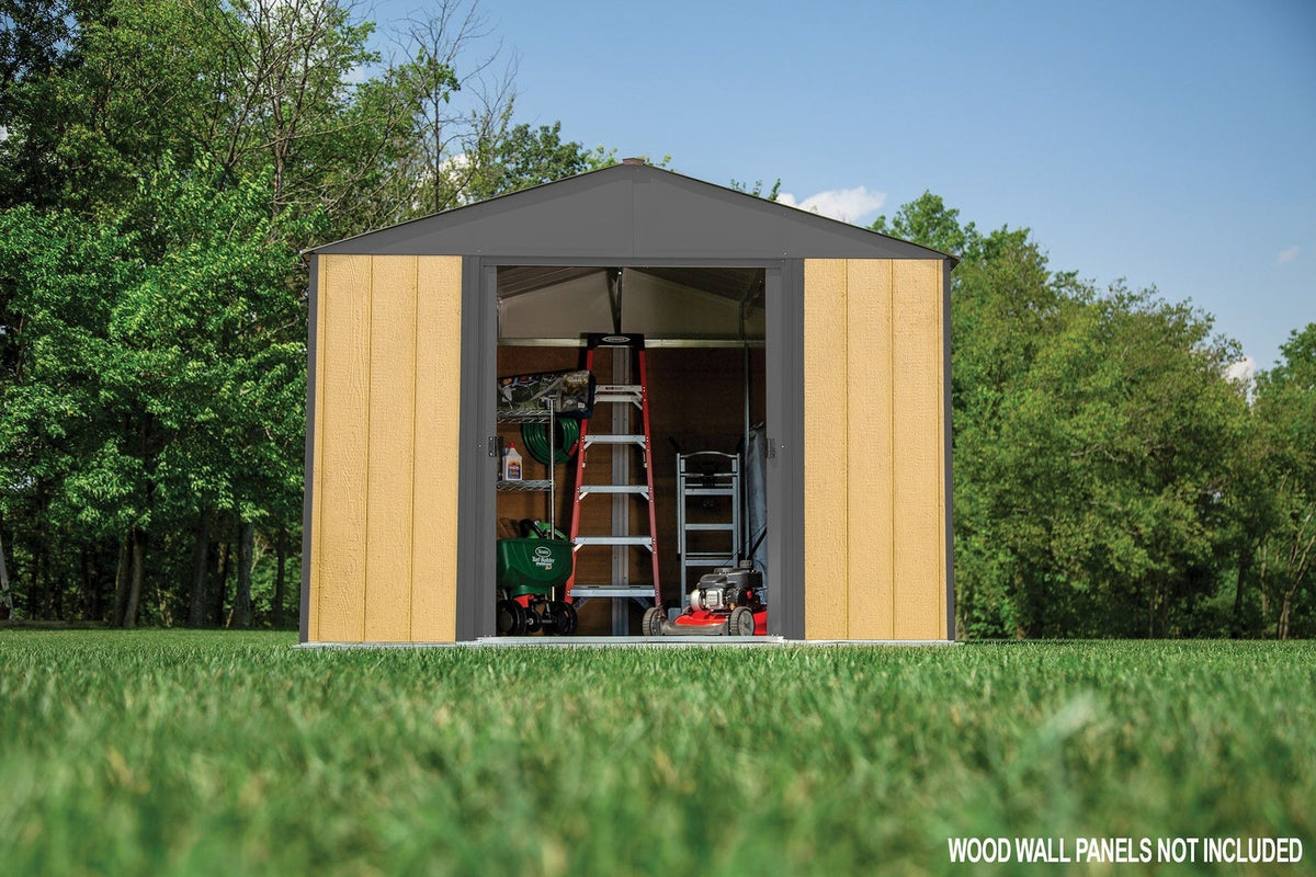 Ironwood Steel Hybrid Shed Kit, Anthracite, 10-ft x 12-ft Q1S8 - product image 8