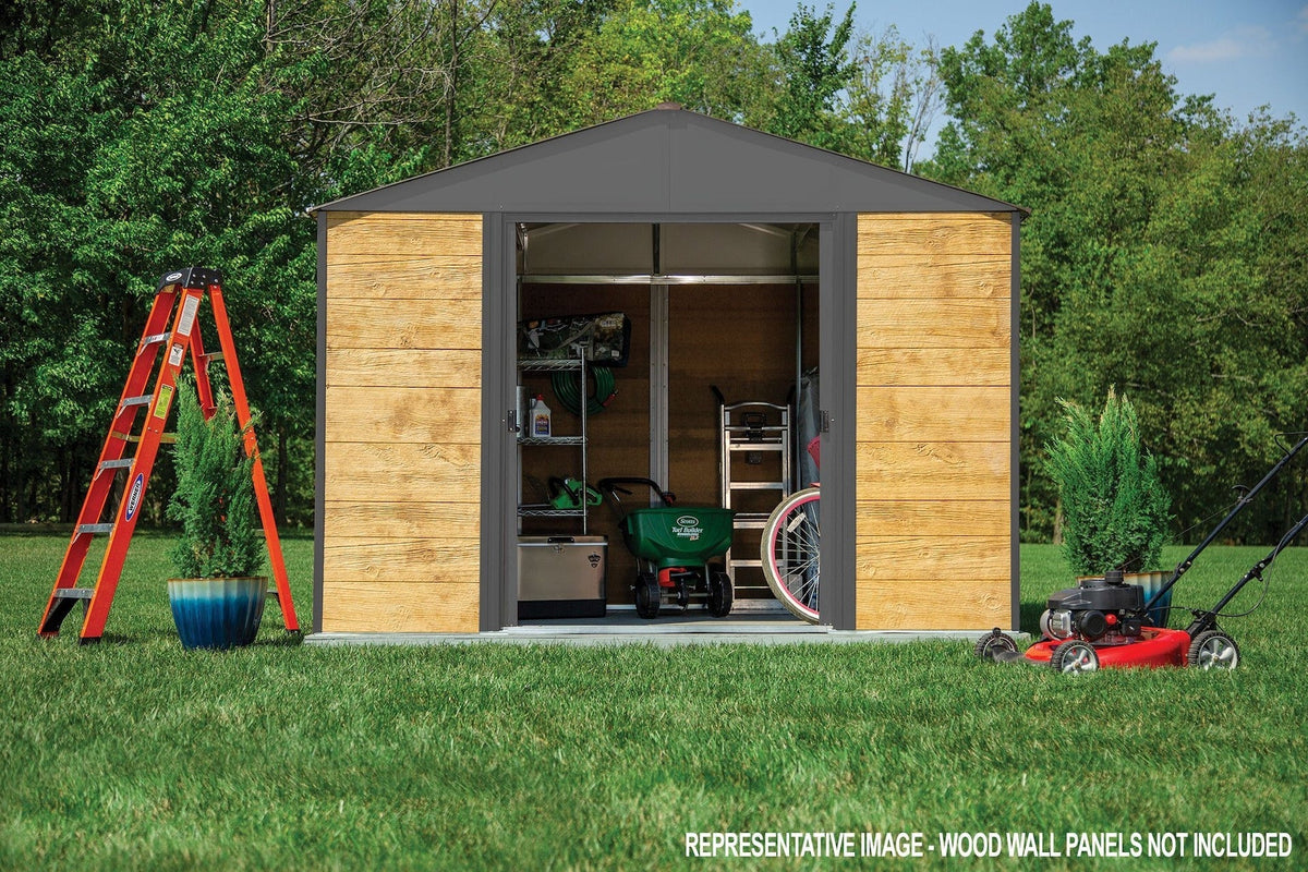 Ironwood Steel Hybrid Shed Kit, Anthracite, 10-ft x 8-ft D1C9 - product image 4