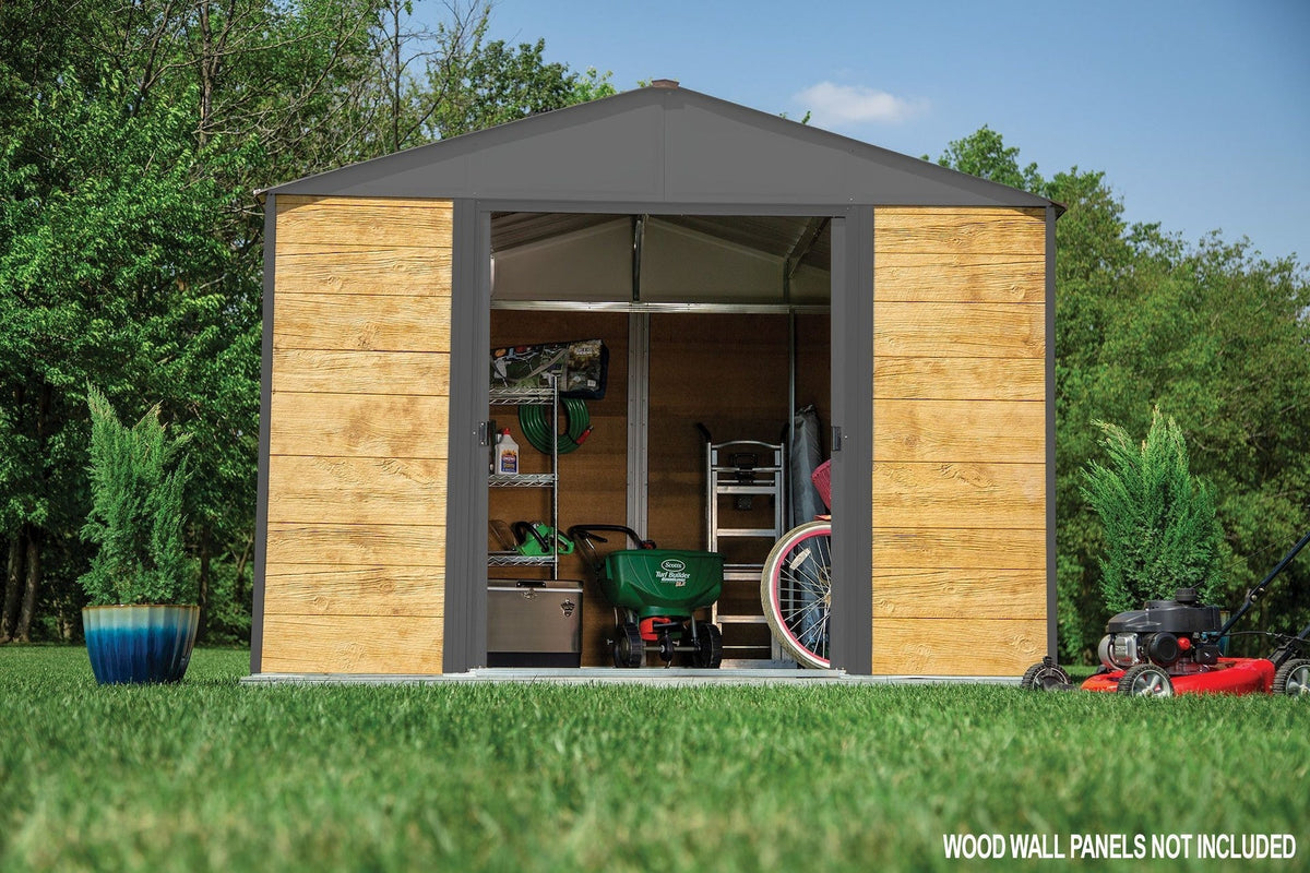 Ironwood Steel Hybrid Shed Kit, Anthracite, 10-ft x 8-ft D1C9 - product image 5