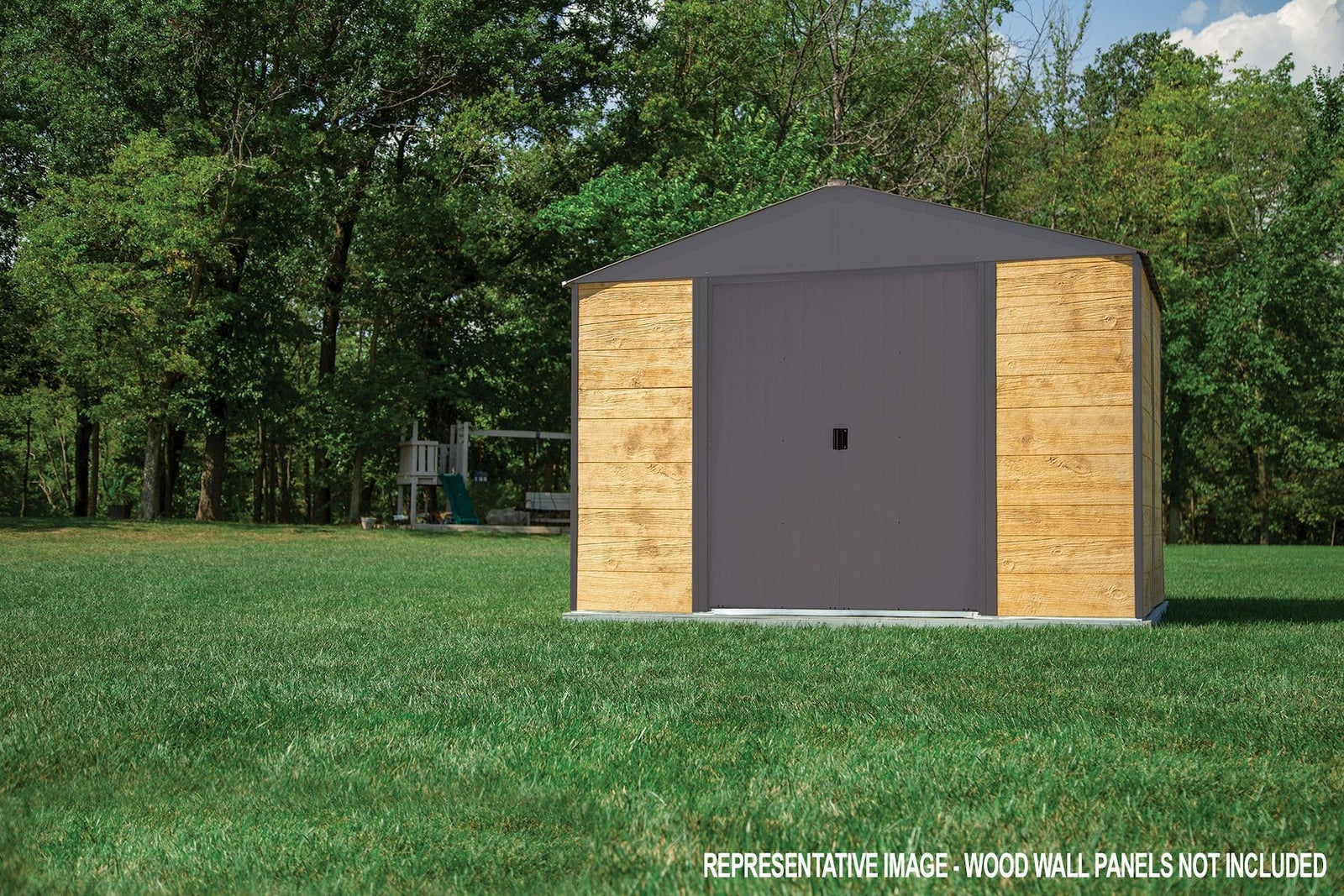 Ironwood Steel Hybrid Shed Kit, Anthracite, 10-ft x 8-ft D1C9 - product image 7
