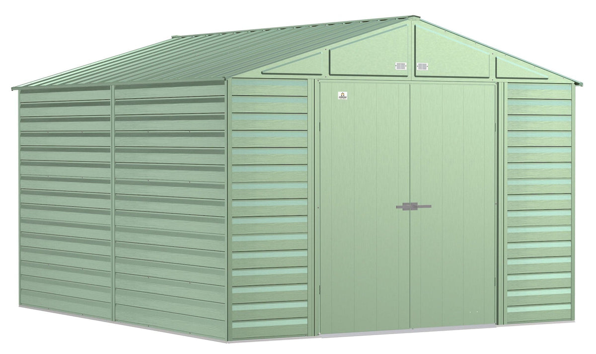 Select Galvanized Steel Storage Shed, Sage Green, 10-ft x 12-ft A6F4 - product image 2