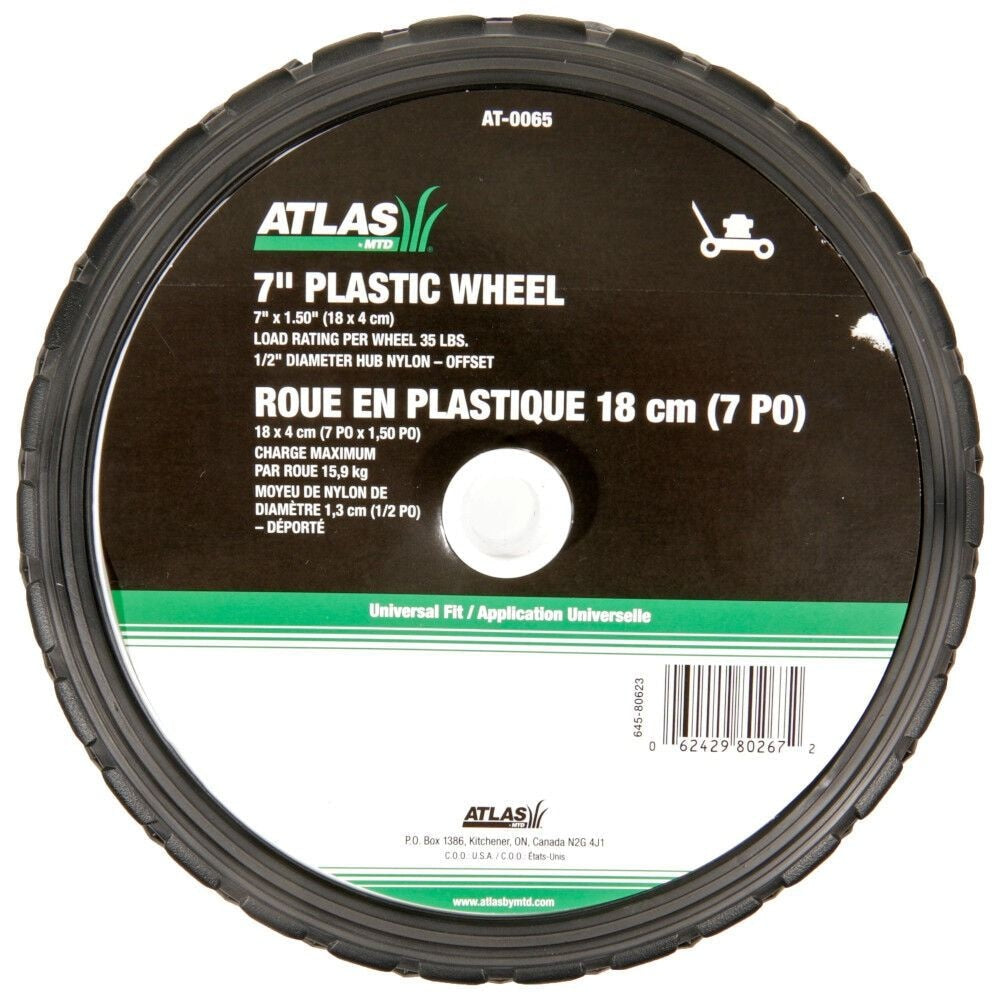 Lawn Mower Replacement Wheel, Wide Tread 7-in x 1.5-in F6L5 - product image 4