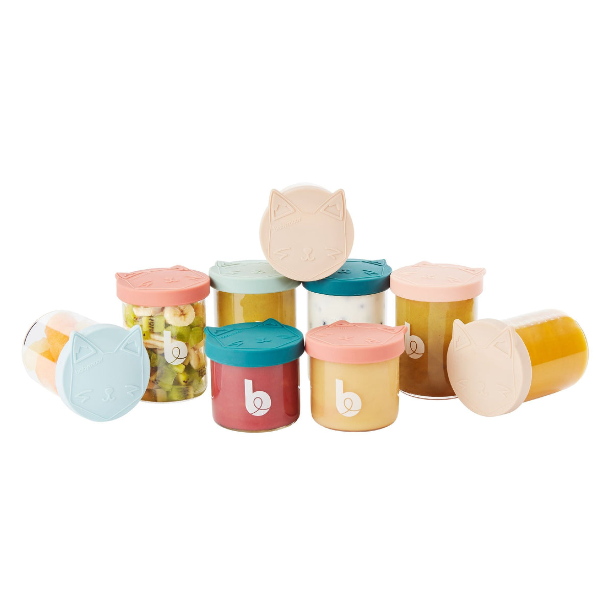 Isy Glass Food Prep & Storage Bowls Set, For Babies & Toddlers, 4-oz & 8.5-oz, 9-pk F5T5 - product image 1
