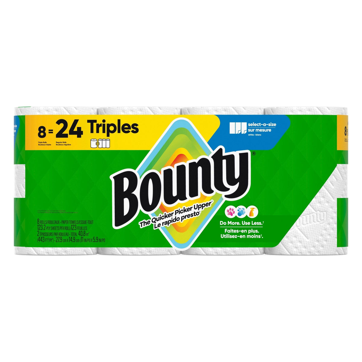 Select-A-Size Triple Roll Paper Towel, 2-ply, 8-pk P8P2 - product image 1