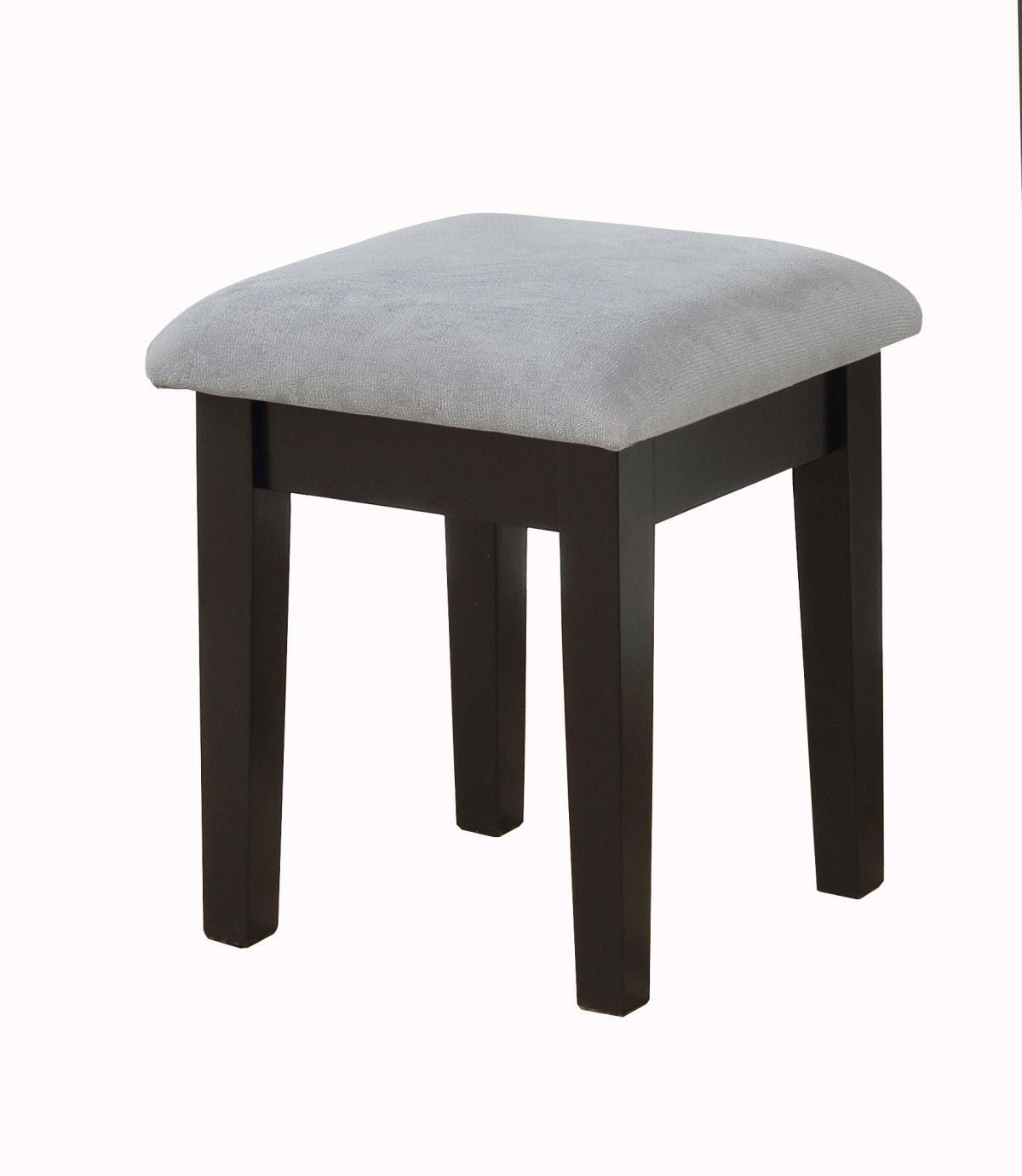 Celah 1-Drawer Black Dressing Table Makeup Vanity Set with Stool and Mirror C9H0 - product image 1