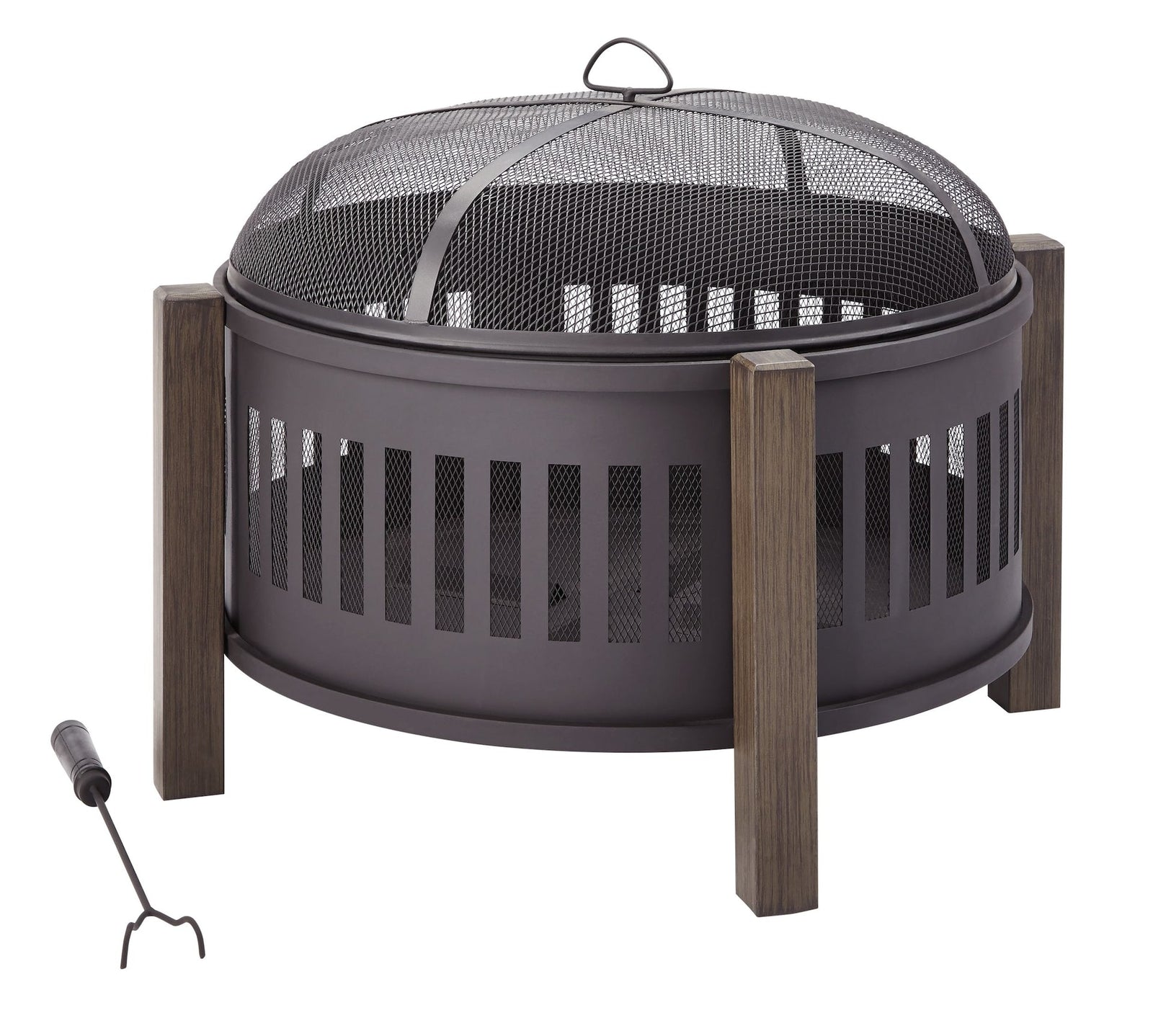 Campobello Round Wood Burning Outdoor Fire Bowl/Fire Pit, 31 x 24-in A9E7 - product image 1