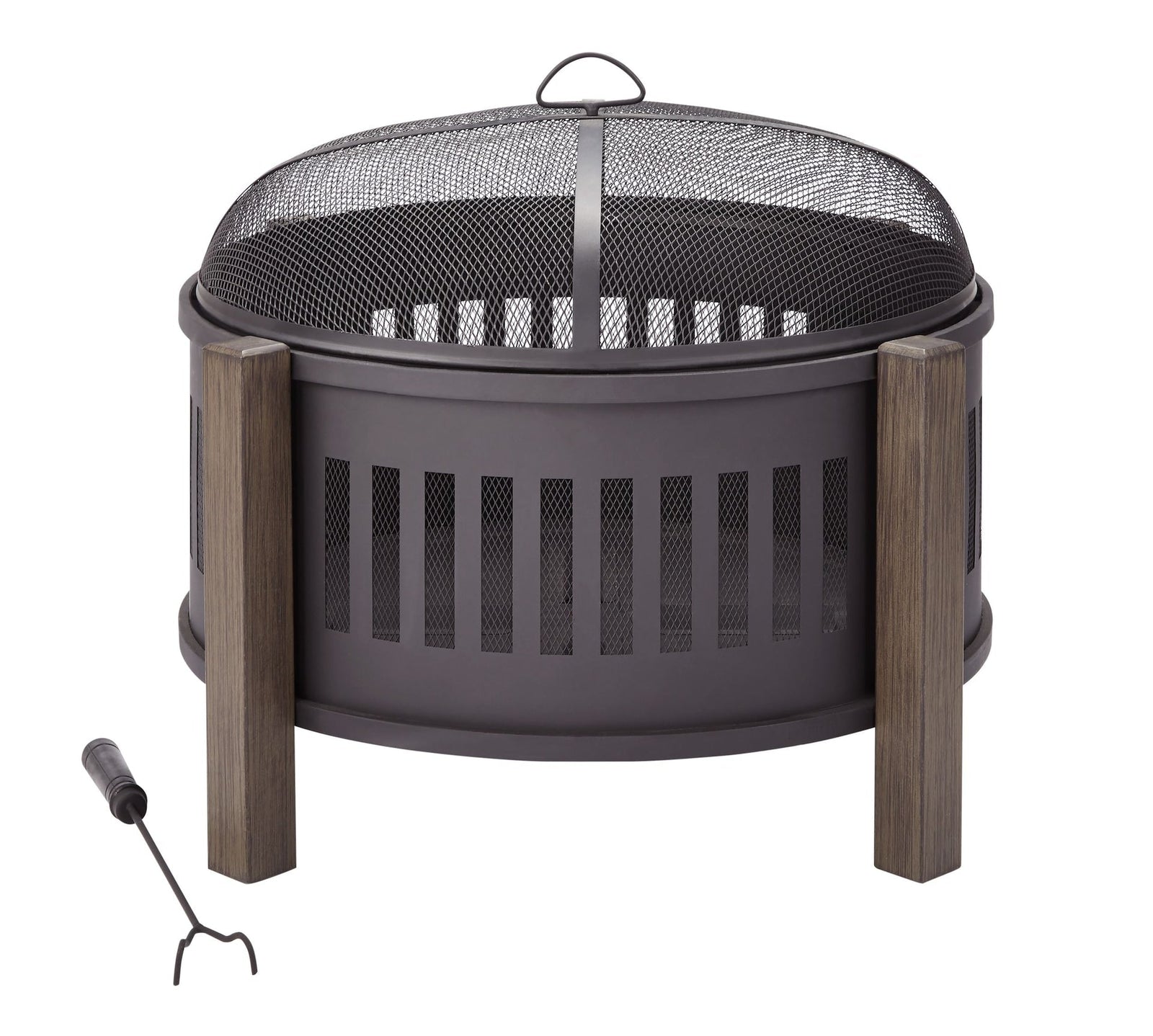 Campobello Round Wood Burning Outdoor Fire Bowl/Fire Pit, 31 x 24-in A9E7 - product image 3