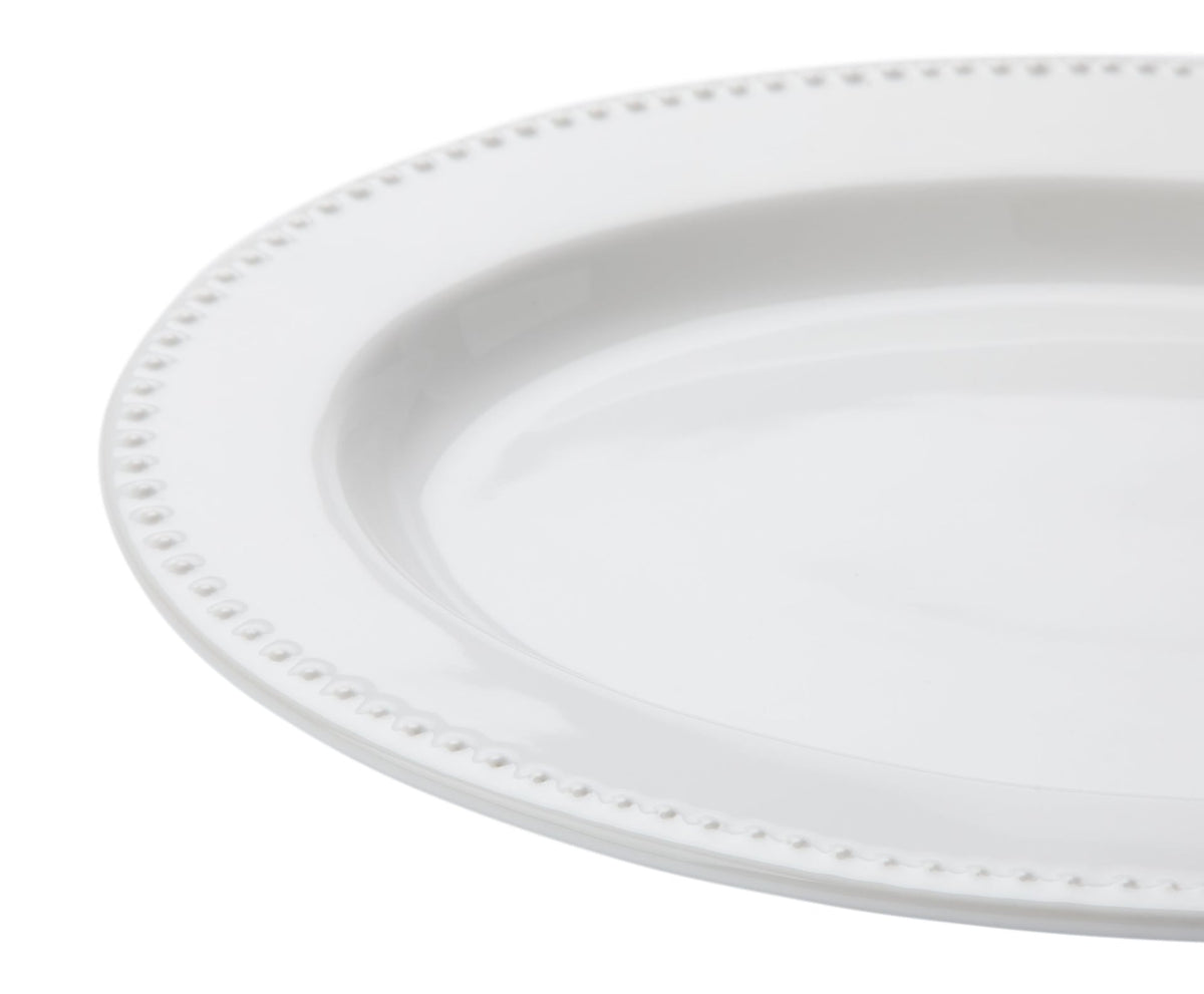 Whitworth Oval Stoneware Platter, 11.3-in, White W4R6 - product image 2