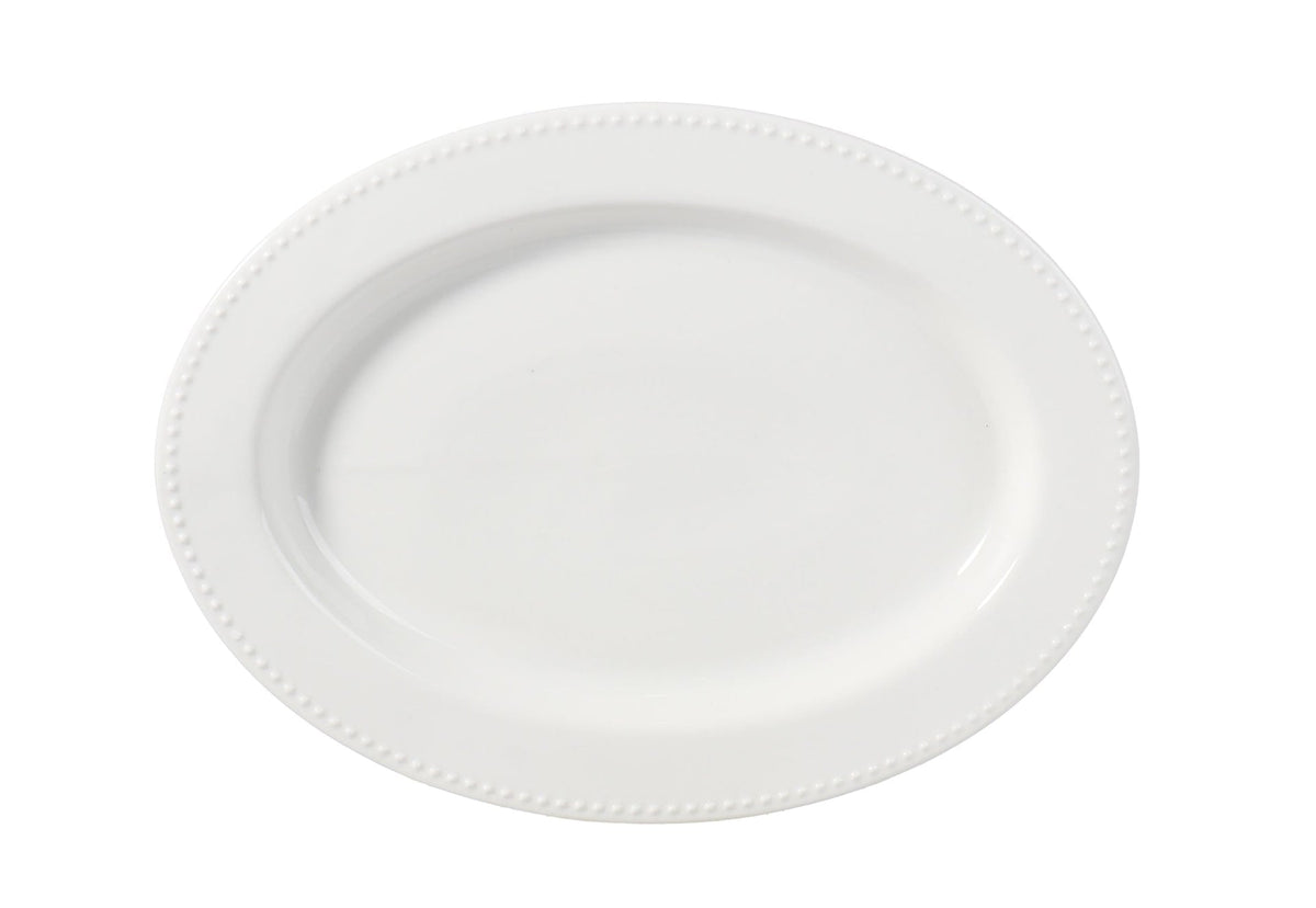 Whitworth Oval Stoneware Platter, 11.3-in, White W4R6 - product image 3