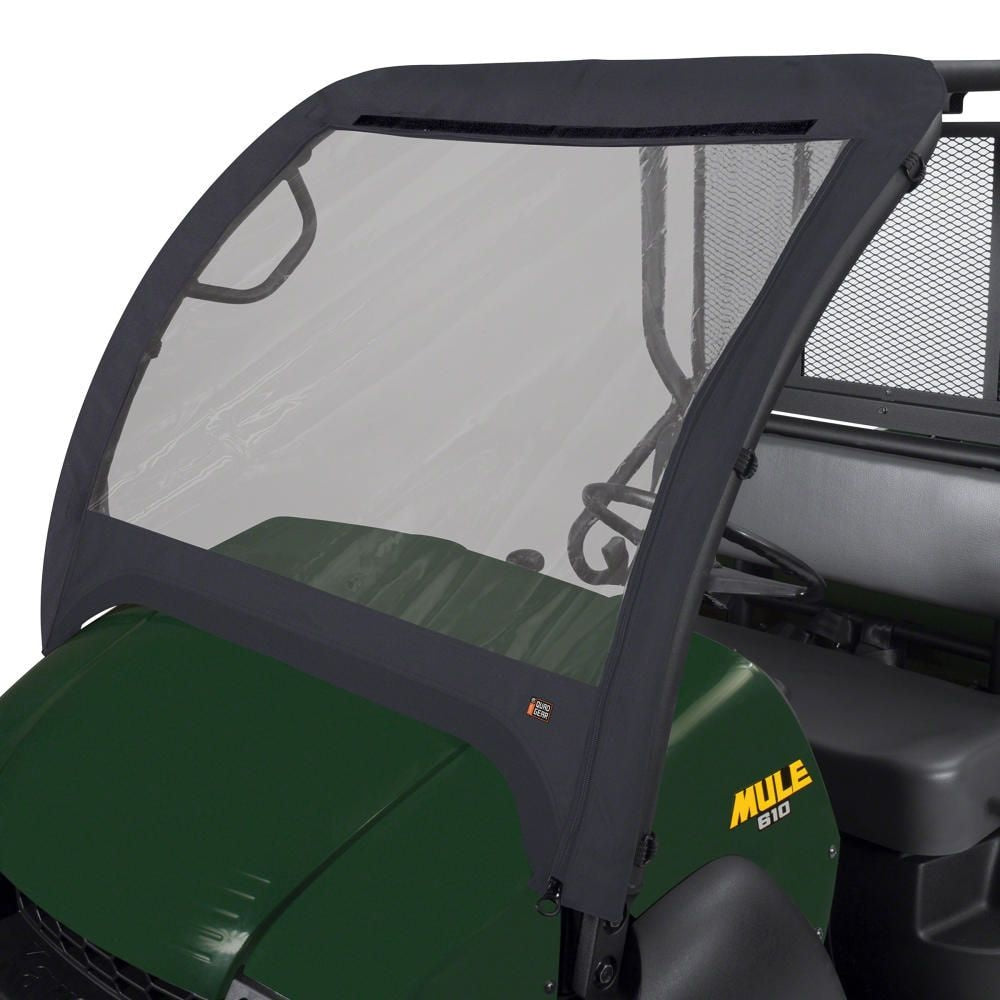 Classic Accessories QuadGear UTV Front Windshield, Fits Kawasaki Mule 600 610, Black R3D4 - product image 2