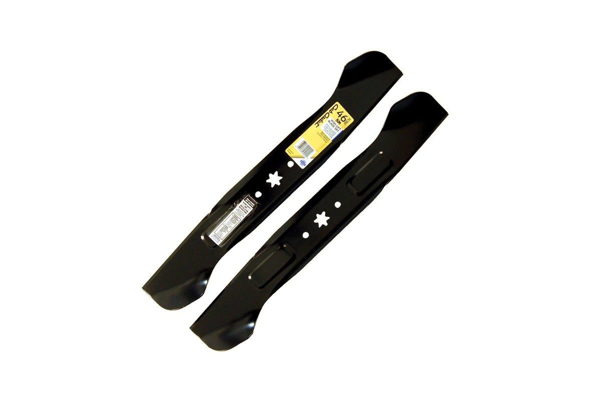 NX-15 Riding Mower 2-in-1 High-Lift Blade Set, Fits 2015 & After Models, Black, 46-in, 2-pk T8J8 - product image 1