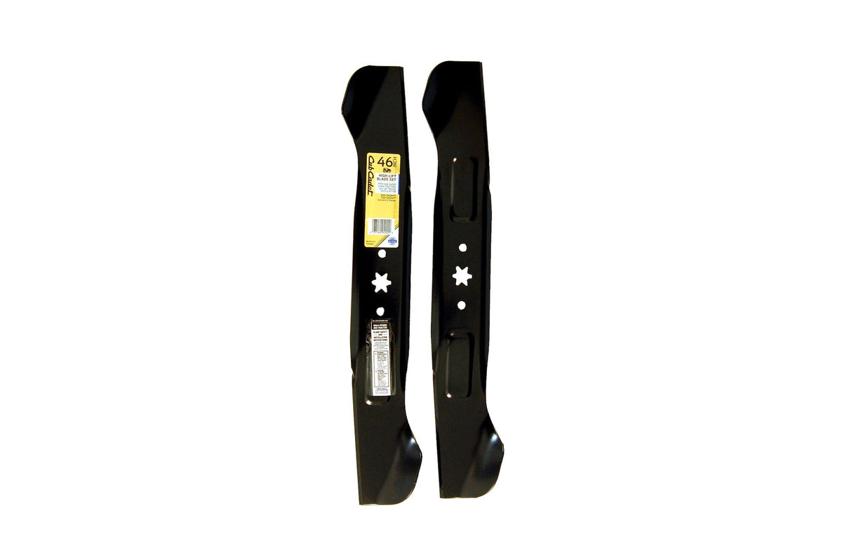 NX-15 Riding Mower 2-in-1 High-Lift Blade Set, Fits 2015 & After Models, Black, 46-in, 2-pk T8J8 - product image 2