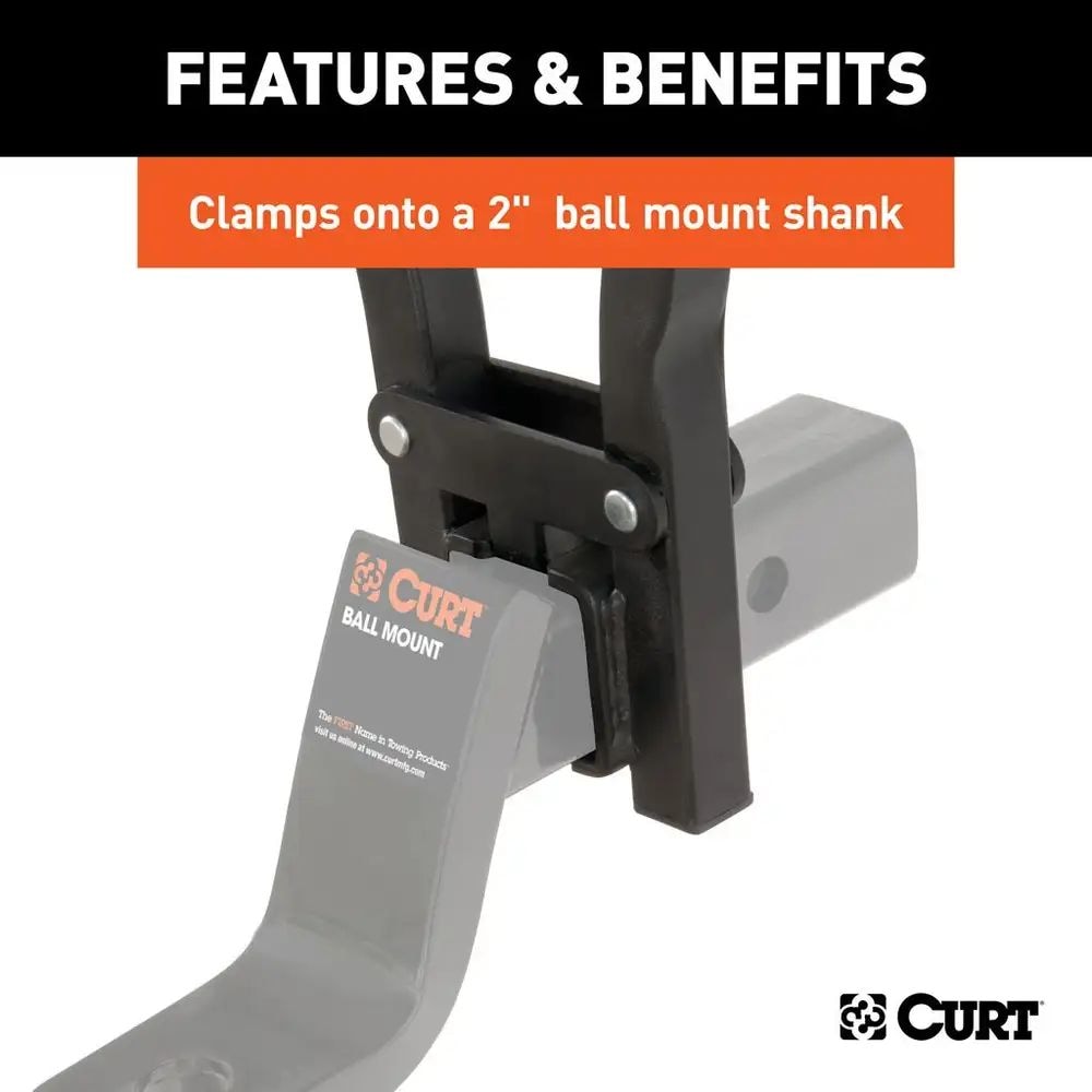 18013 Clamp-On 3-Bike Hitch Mount Bike Rack, Fits Over 2-in Receiver, Black Y1Z2 - product image 7
