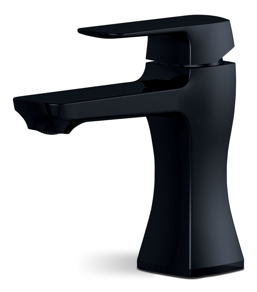 Aztek Single Handle 4-in Centreset Bathroom Sink Faucet with Pop-up Drain, Matte Black X0B1 - product image 1
