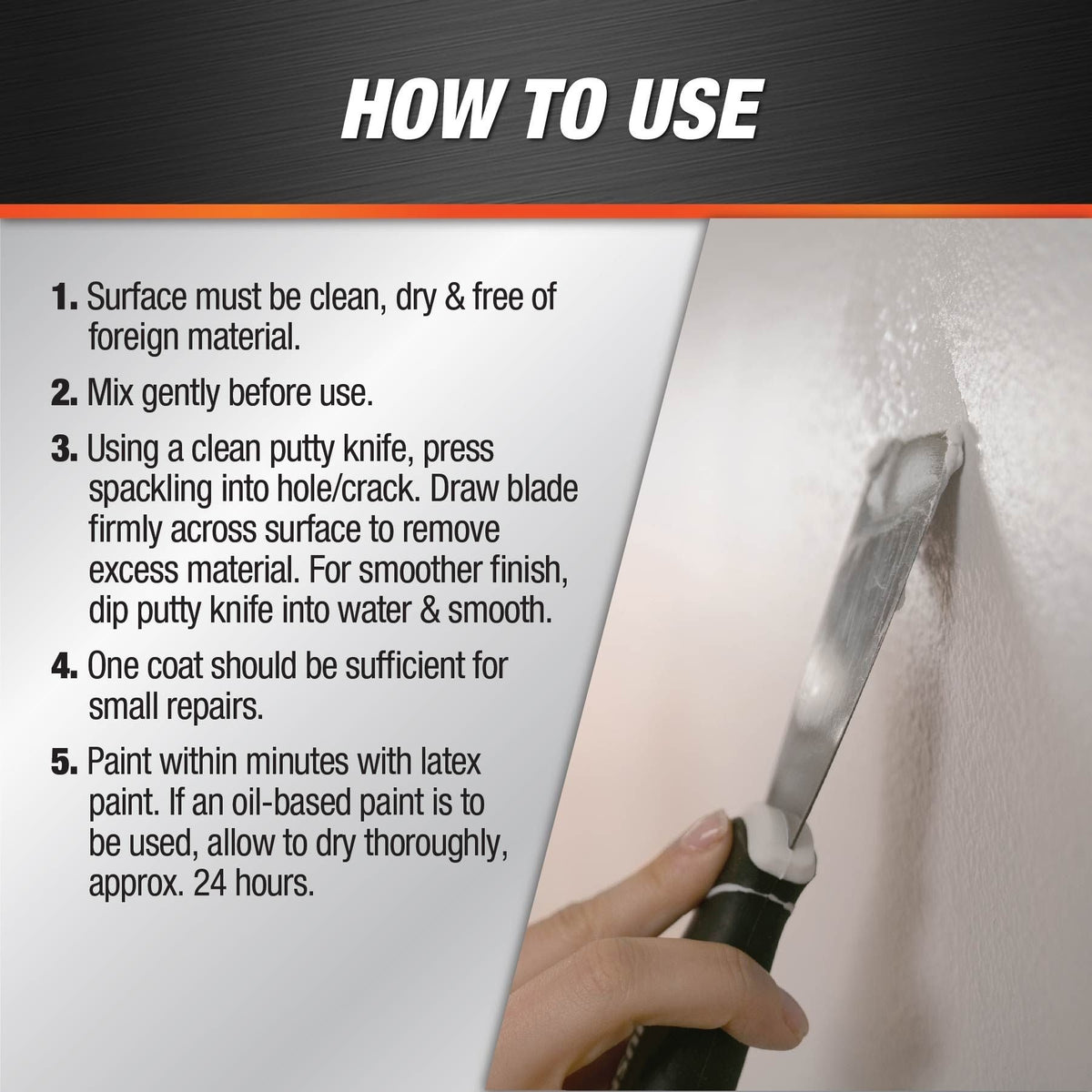 Fast N' Final Lightweight Spackling, 237-mL G8S0 - product image 3