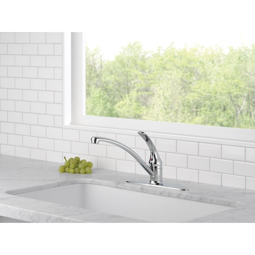 Faucet Principals Single Handle Kitchen Faucet, Chrome T8O1 - product image 5