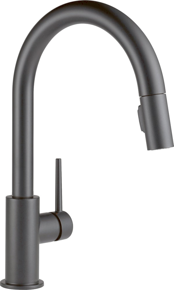 Trinsic Single Handle Pull-Down Kitchen Faucet, Matte Black X2M4 - product image 1