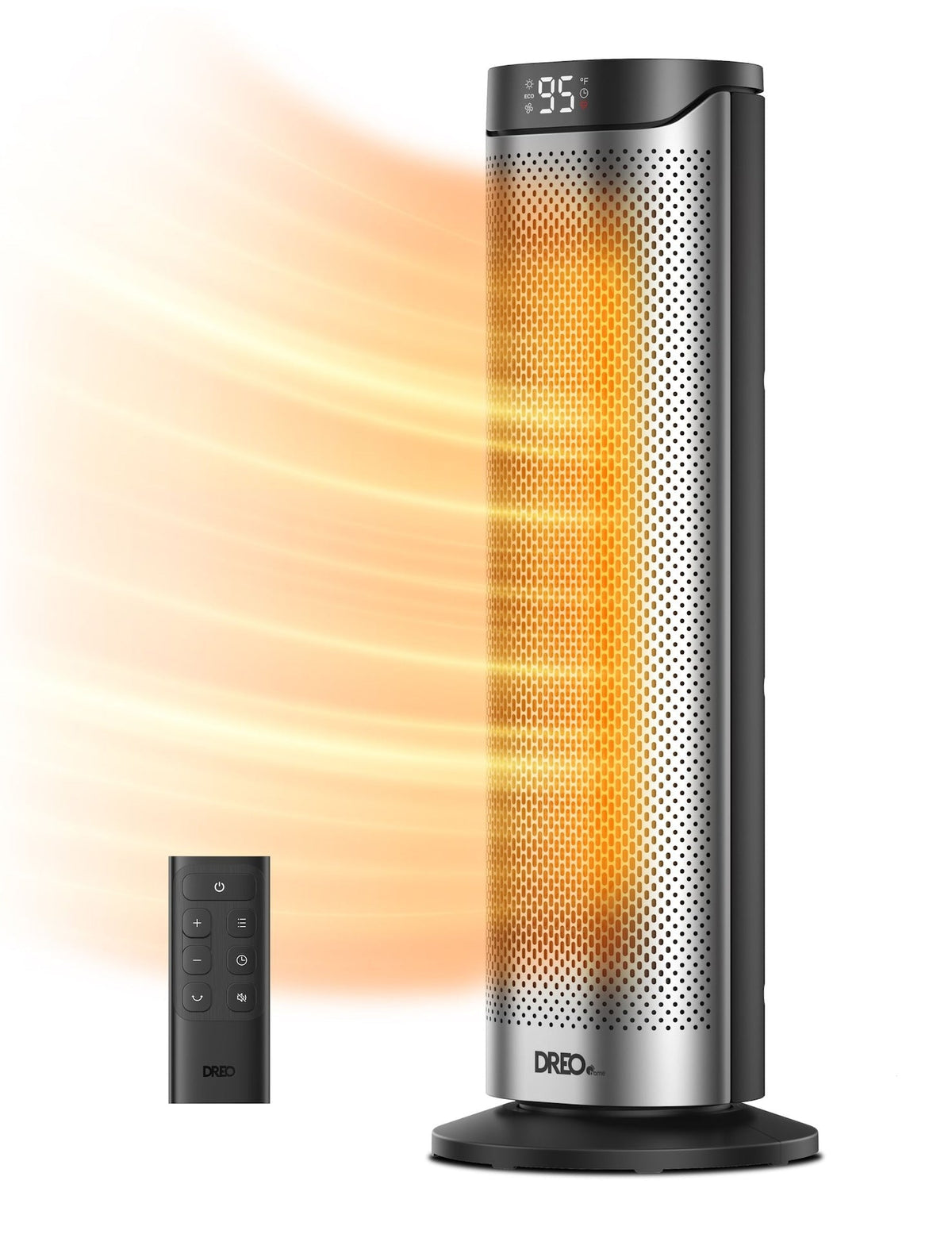 Home 1500W PTC Convection Oscillating Ceramic Electric Tower Heater, 23-in B1M3 - product image 7