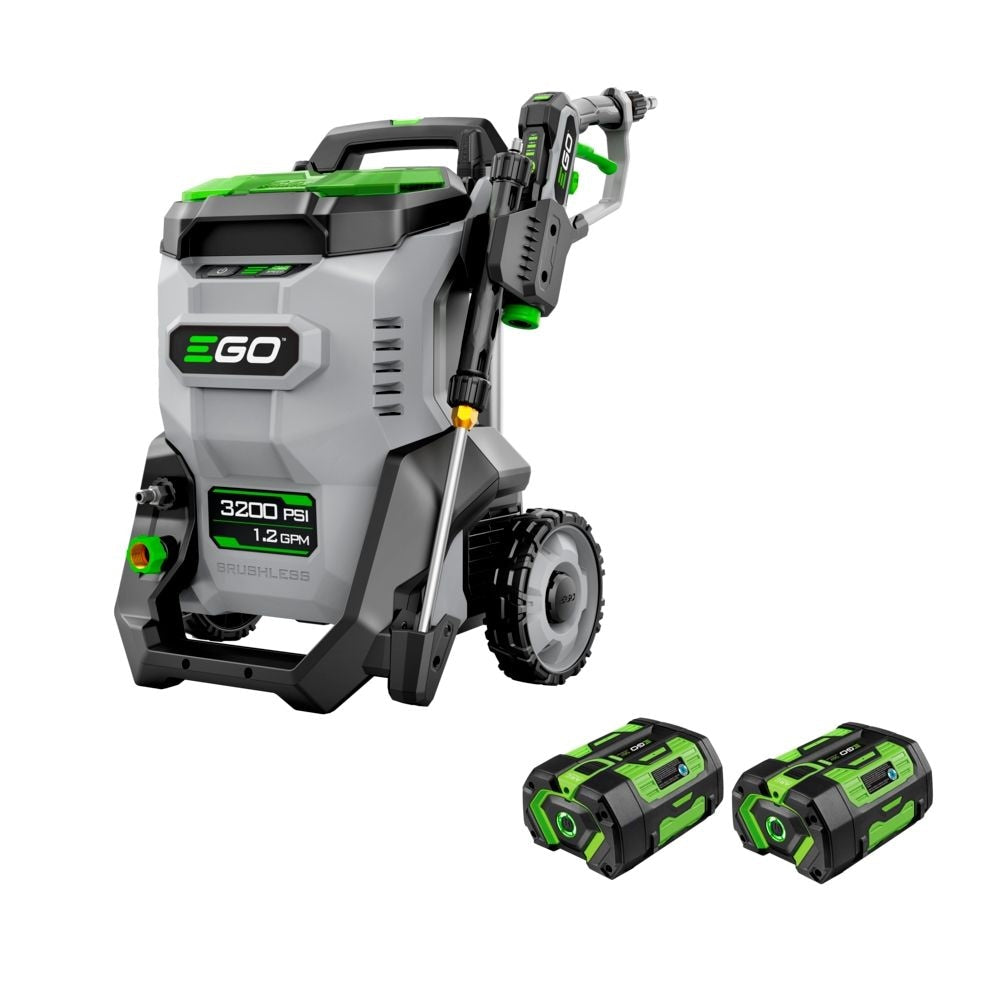 HPW3204-2 POWER+ 3200 PSI Pressure Washer with 2 x 6.0Ah Batteries and 320W Charger E7G7 - product image 1