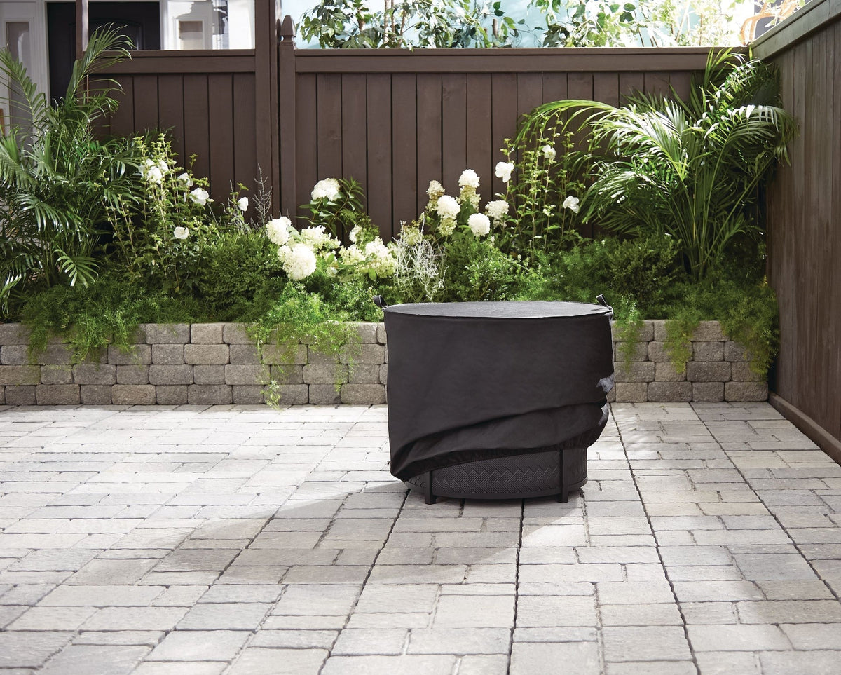 Round Heavy Duty Patio Fire Bowl/Fire Pit Cover, 31 x 24-in W0H1 - product image 2