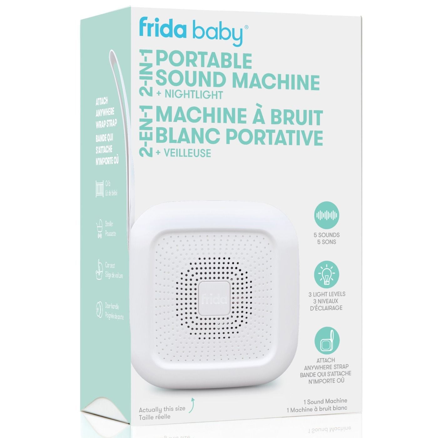 2-in-1 Portable Sound Machine + Nightlight Y4P8 - product image 1