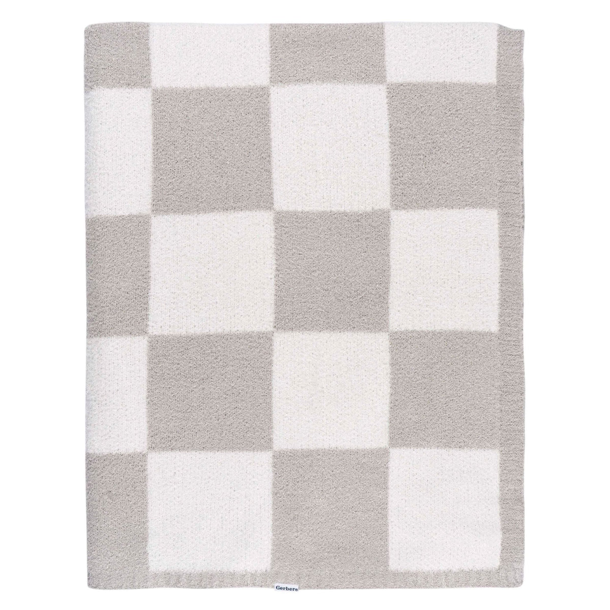 Childrenwear Tan Checkered Silky Mink Baby Blanket O7T2 - product image 1
