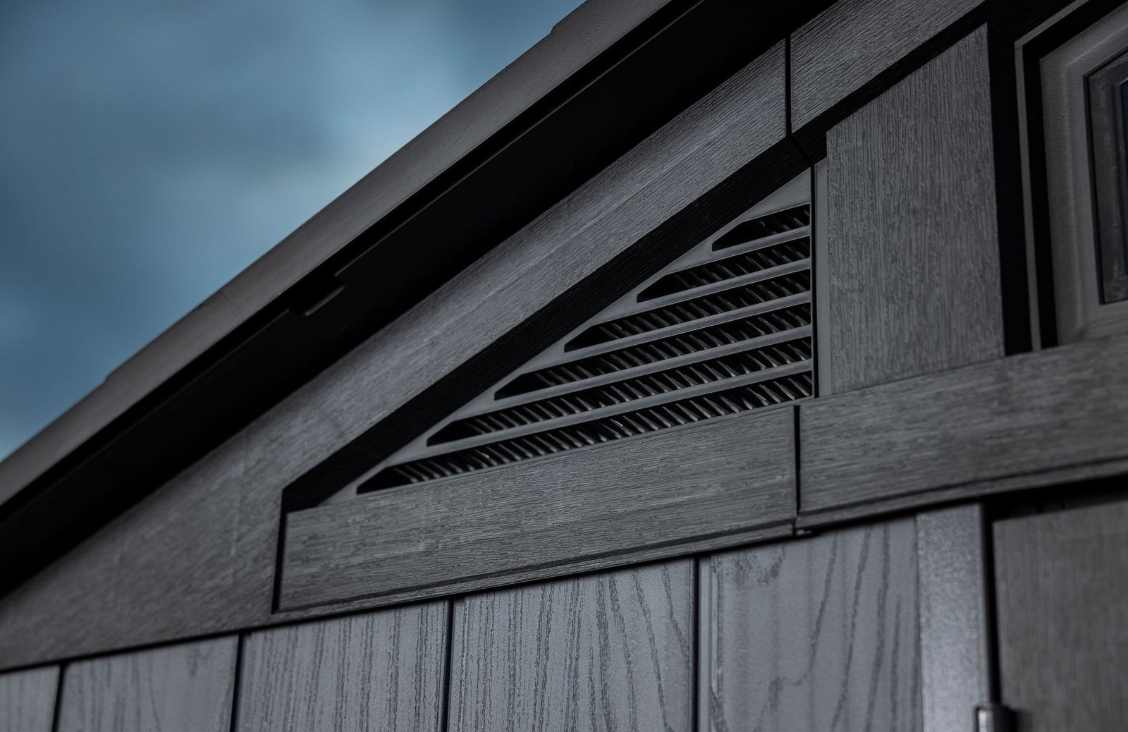 Apex Resin 2-Door Outdoor Storage Shed with Full Length Skylight, Grey, 10-ft x 11.5-ft T5L5 - product image 7