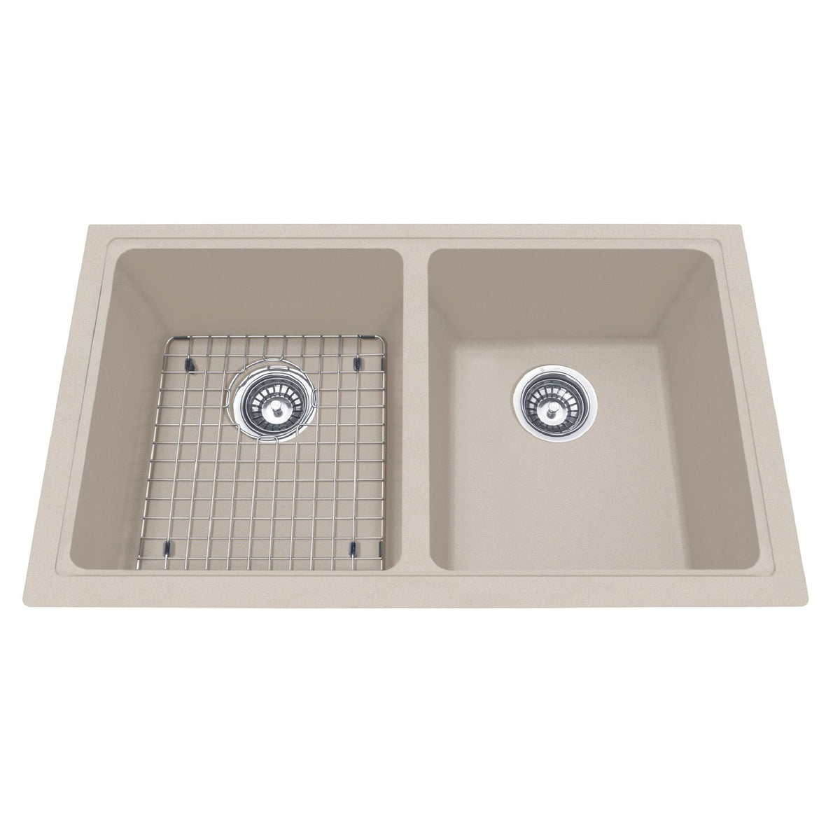Mythos Kitchen Granite Undermount Double Sink, 31 9/16-in D4N8 - product image 1