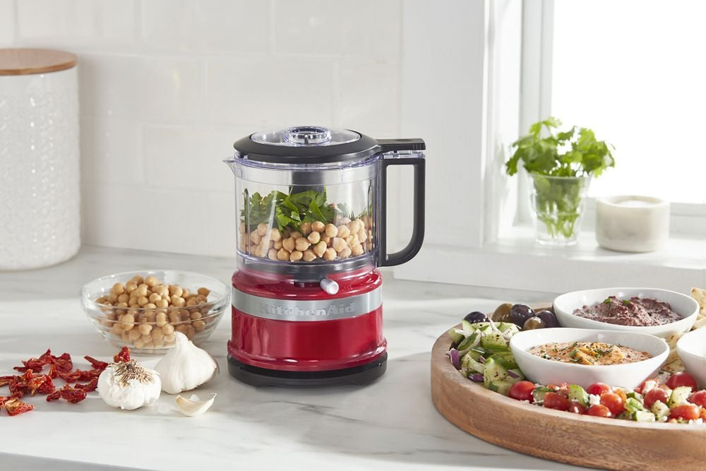 Compact 3.5 Cup Food Chopper/Mini Food Processor with Dishwasher Safe Parts, Empire Red K4Z9 - product image 4