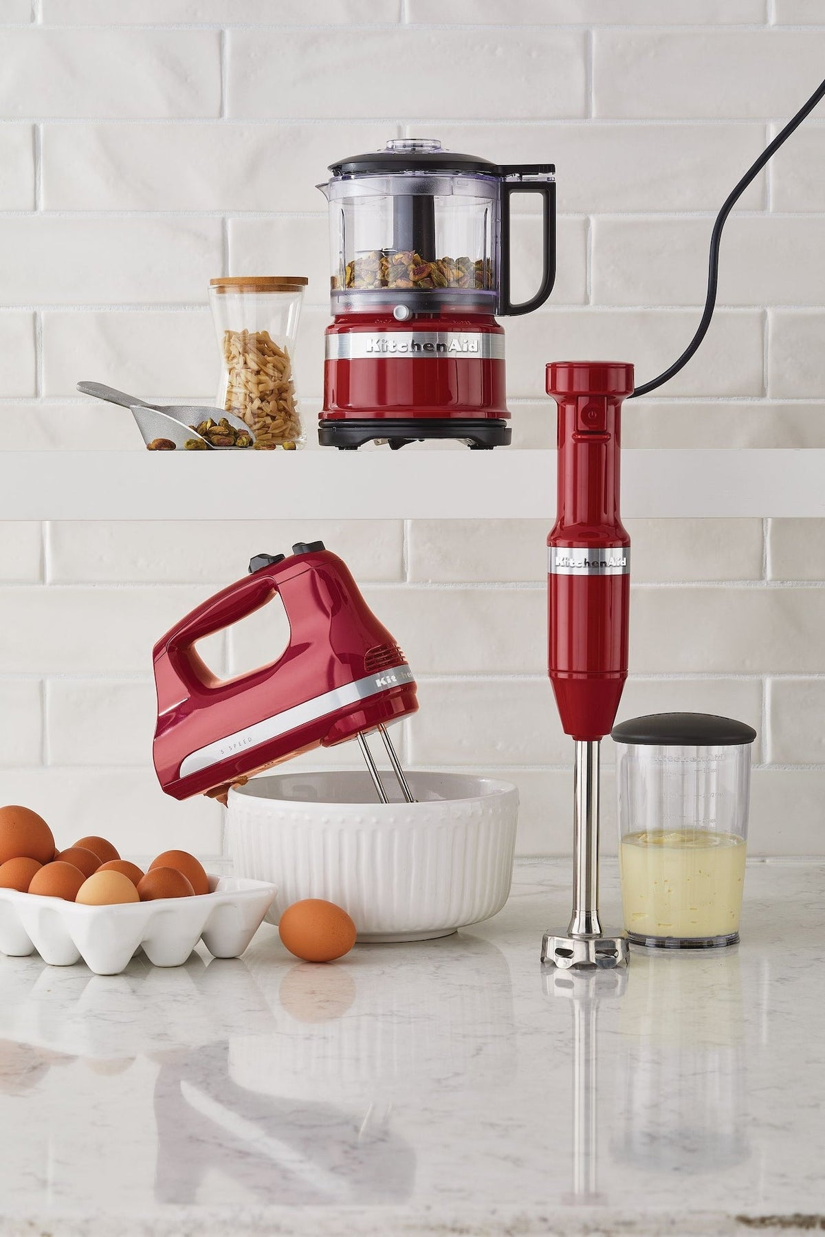 Compact 3.5 Cup Food Chopper/Mini Food Processor with Dishwasher Safe Parts, Empire Red K4Z9 - product image 6