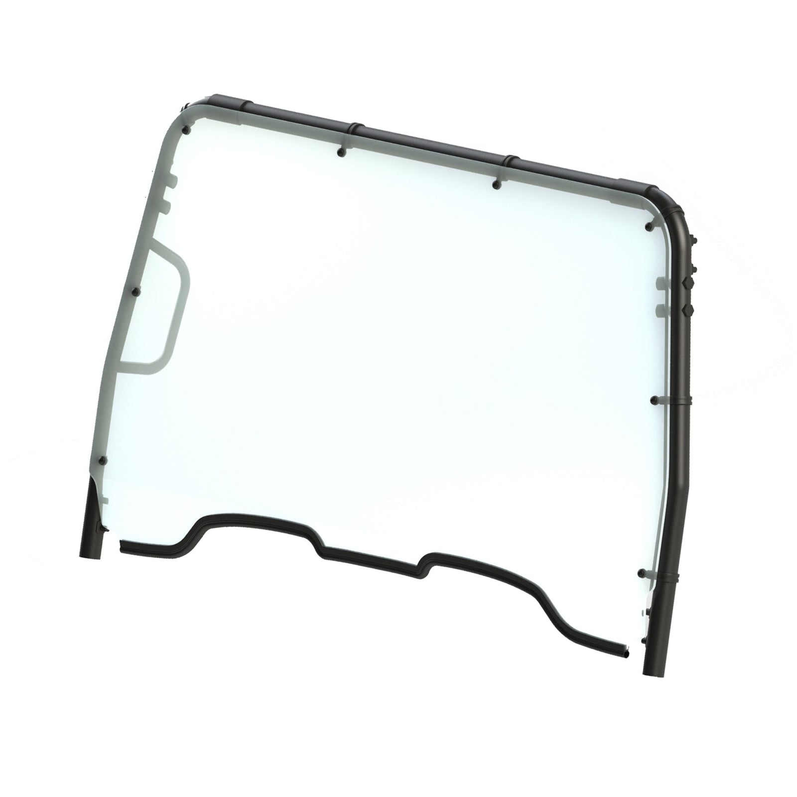 Hard Coated Full Fixed Windshield, Big Red B5C0 - product image 1