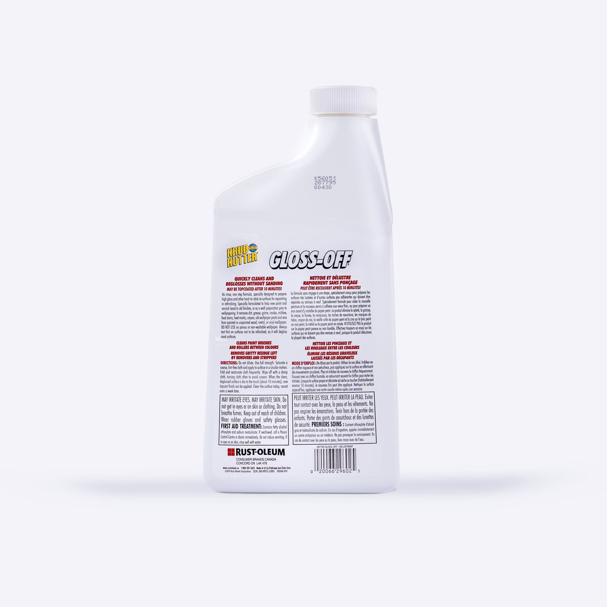 Gloss-Off Pre-Paint Surface Preparation, Cleaner & Deglosser Without Sanding, 946-mL K1U8 - product image 2