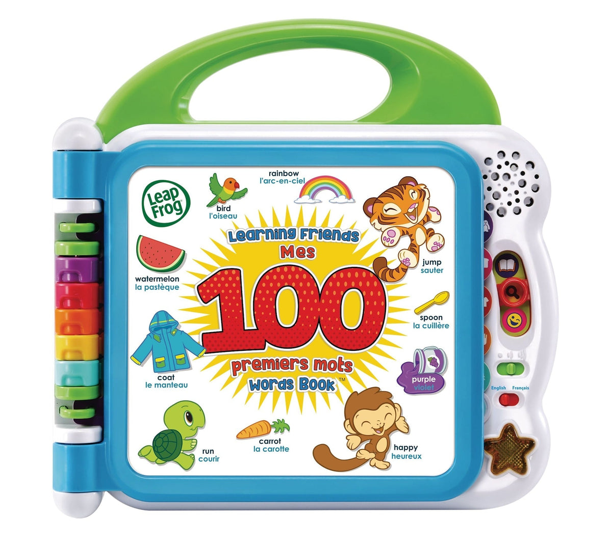 Learning Friends 100 Words Book Play Toy For Toddlers, Bilingual, Ages 18m+ Y7M4 - product image 1