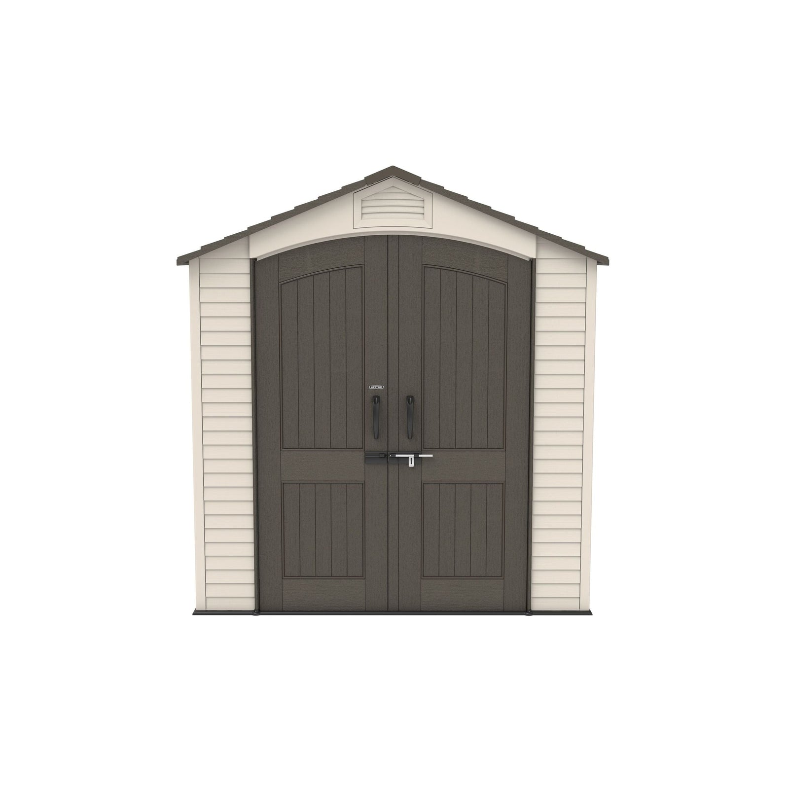 Lockable Steel Shed, Beige, 7 x 12 -ft P7T4 - product image 3