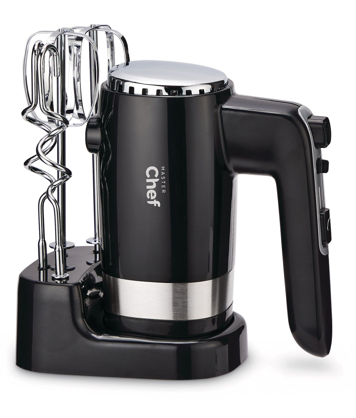 300W 5-Speed Electric Hand Mixer with Storage Base, Black D5J5 - product image 3
