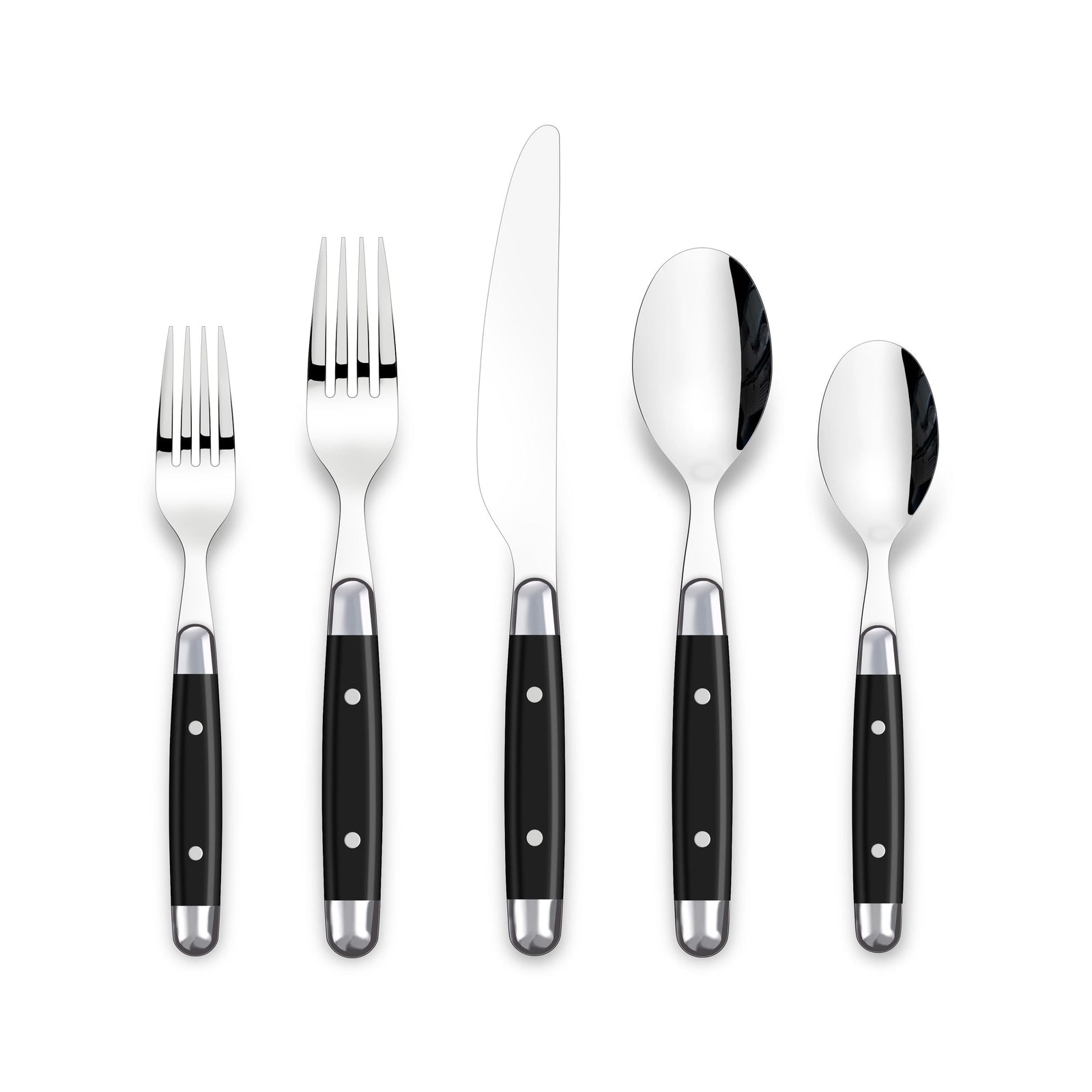 Rivet Flatware Set, Serves 4, 20-pc, with Caddy G3N9 - product image 1