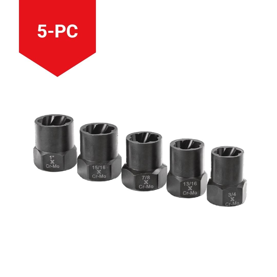 1/2-in Drive Impact Bolt & Nut Remover Set, 5-pc V9H2 - product image 5