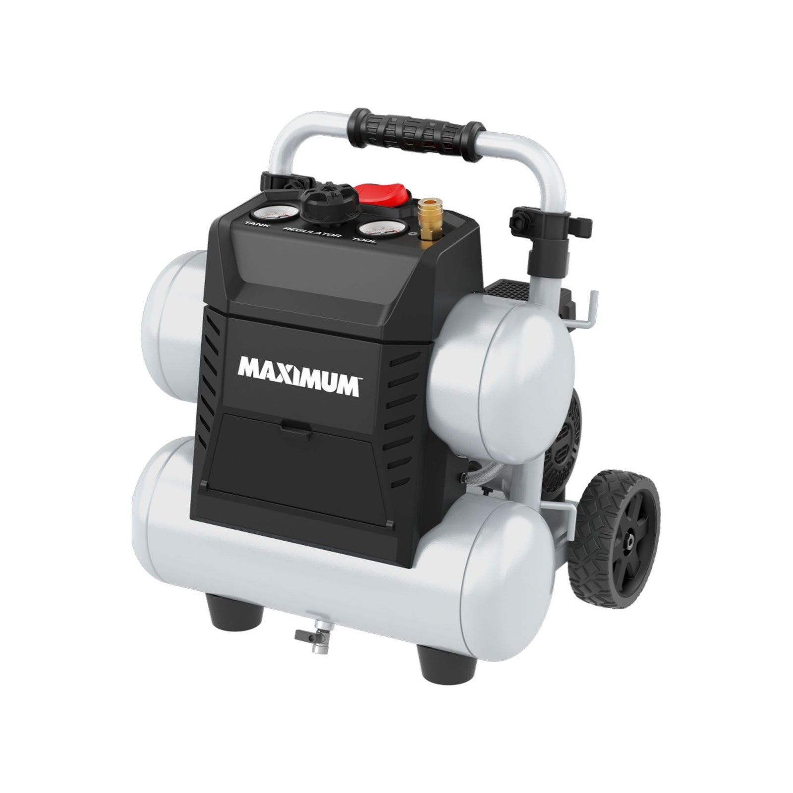 4.5-Gallon Quiet Air Compressor, 150 PSI, 1.3 HP A1J2 - product image 3