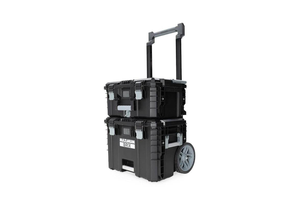 Brix Modular Portable Toolbox/Tool Storage System with Wheels, IP65, 23-in x 19-in x 33-in, 3-pc Q4F1 - product image 4