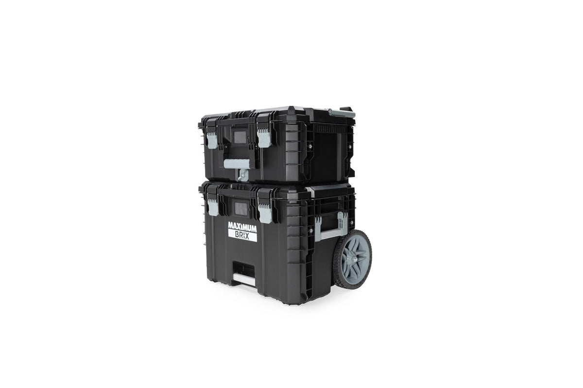 Brix Modular Portable Toolbox/Tool Storage System with Wheels, IP65, 23-in x 19-in x 33-in, 3-pc Q4F1 - product image 5